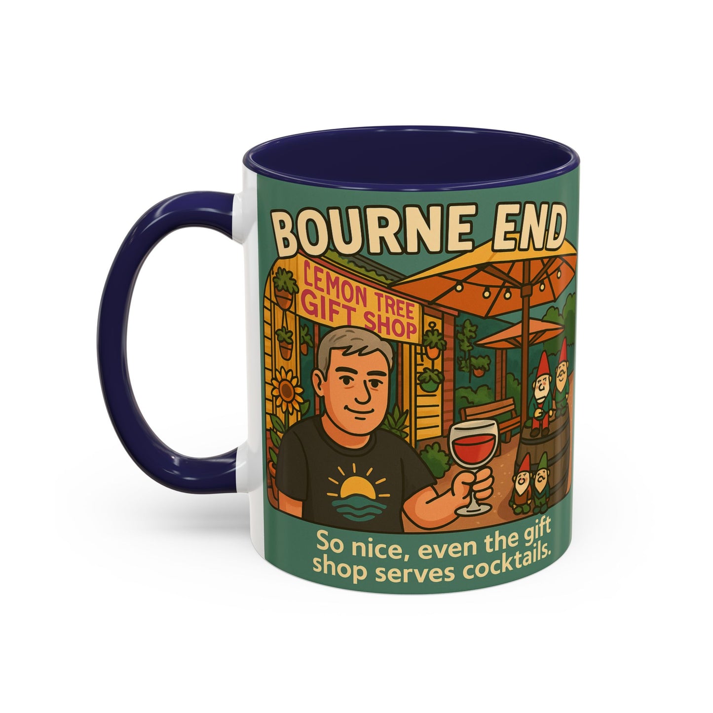 Bourne end mug. Gift Shop - Fun from The Lemon Tree