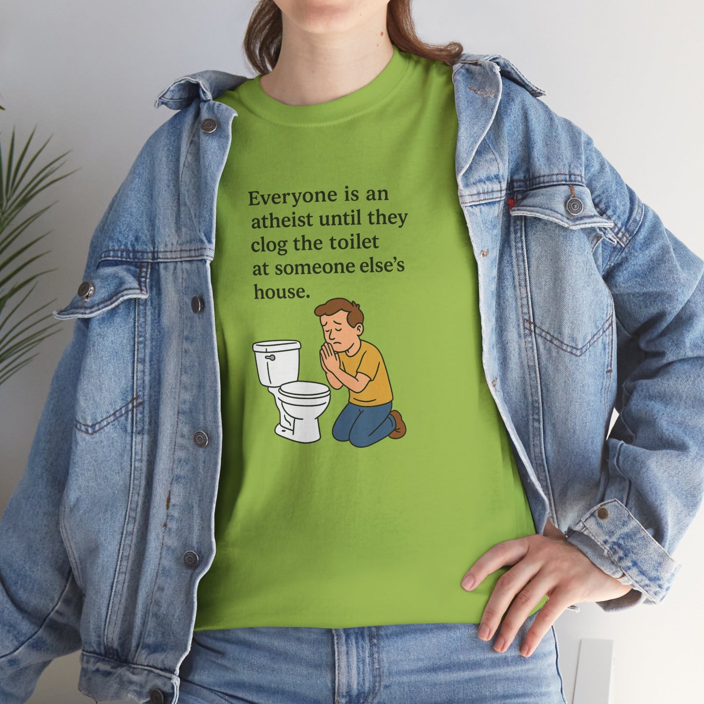 Clog toilet Unisex Heavy Cotton Tee