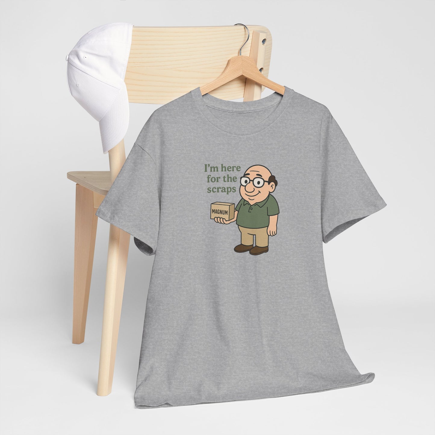 Scraps Unisex Heavy Cotton Tee -' Graphic T-Shirt