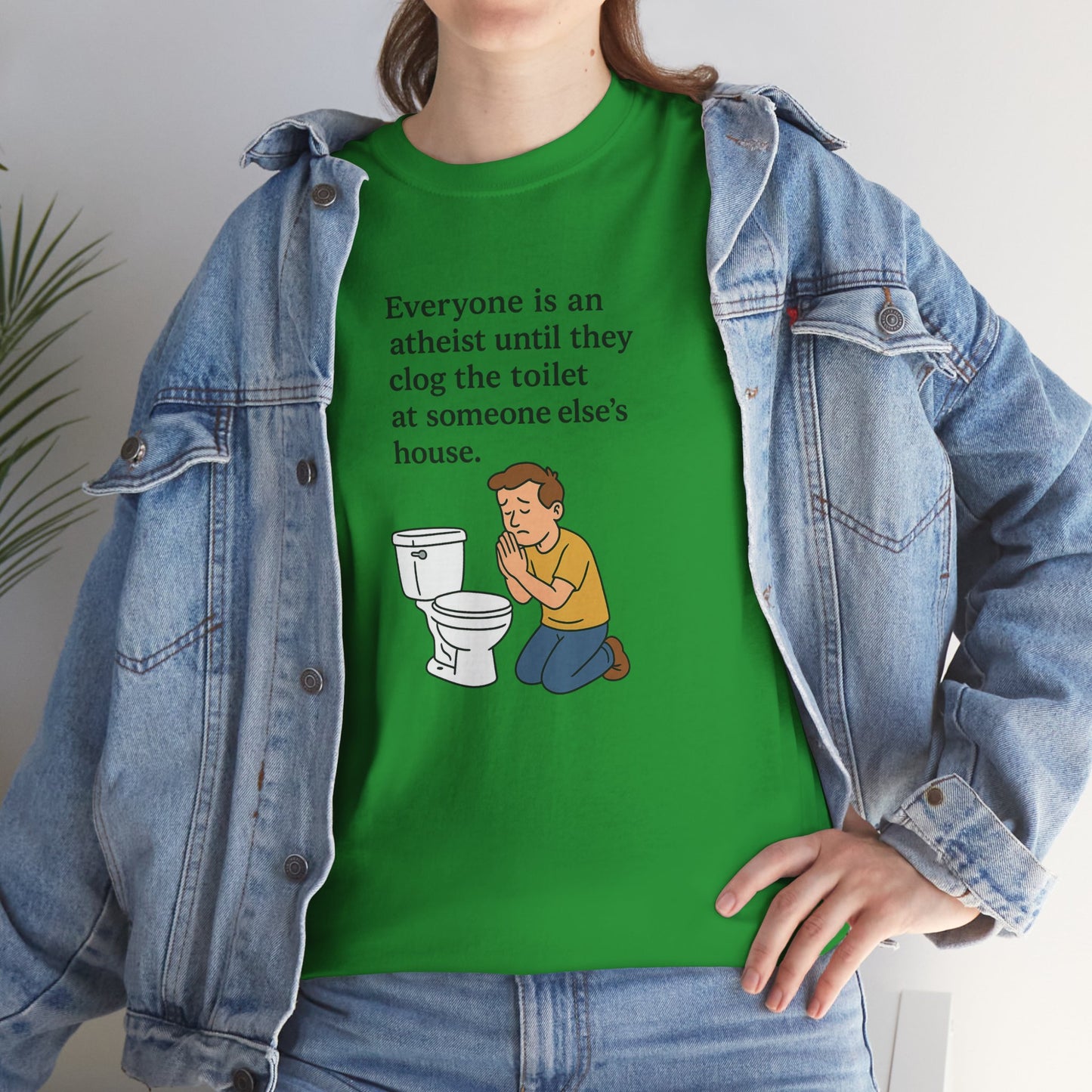 Clog toilet Unisex Heavy Cotton Tee