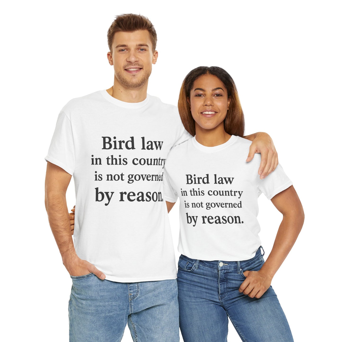 Bird Law Unisex Heavy Cotton Tee