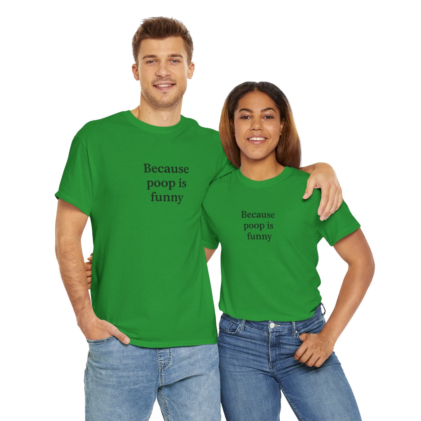 Poop Unisex Heavy Cotton Tee