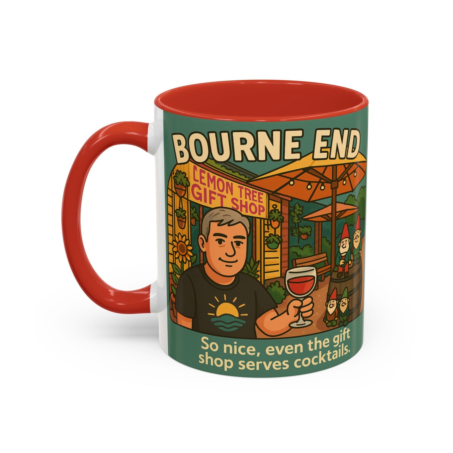 Bourne end mug. Gift Shop - Fun from The Lemon Tree