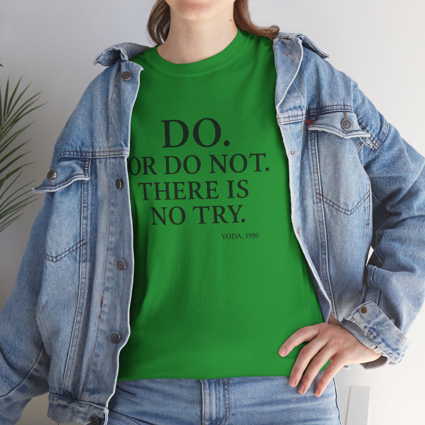 Yoda quote Unisex Heavy Cotton Tee