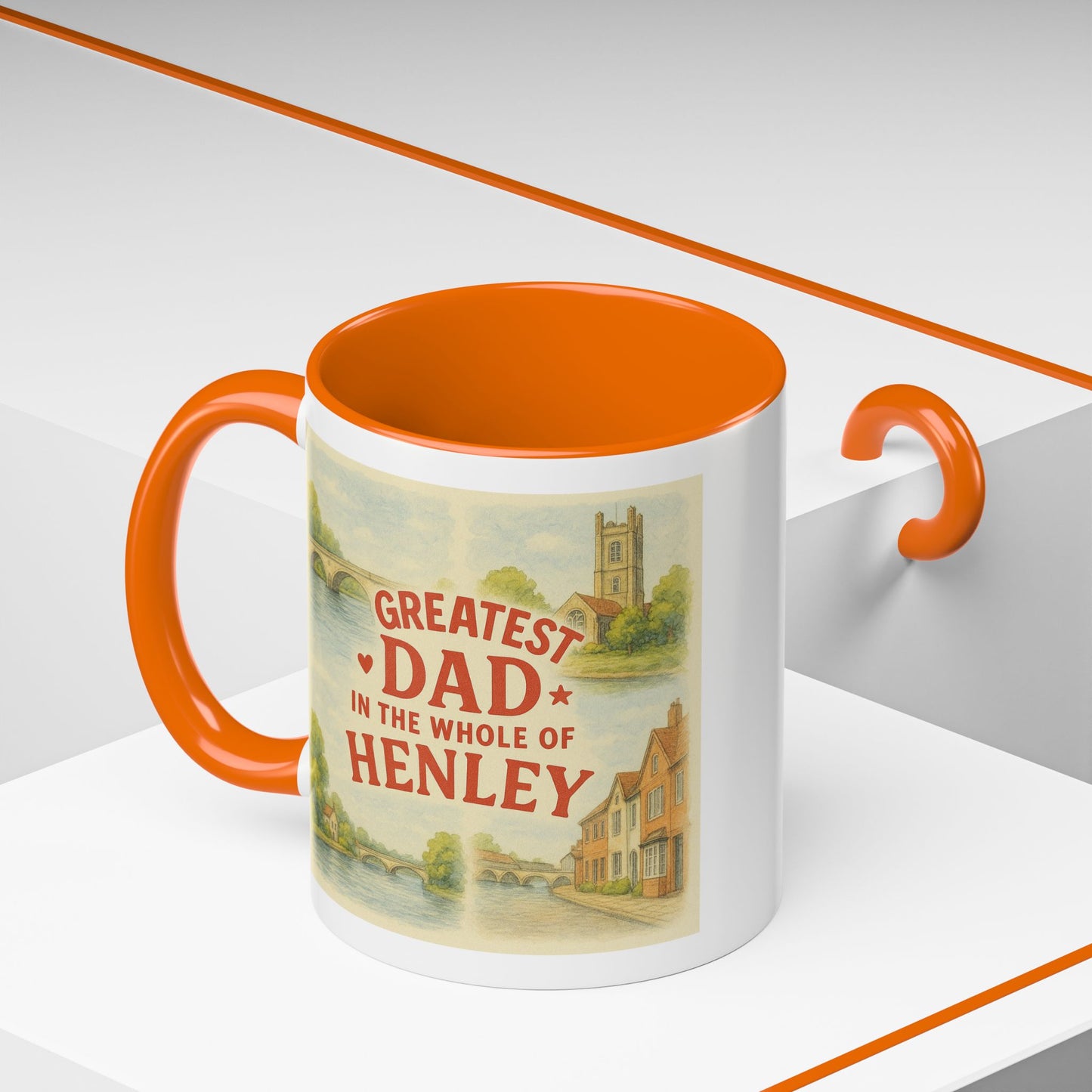 Father's Day Henley Coffee Mug - 11oz,