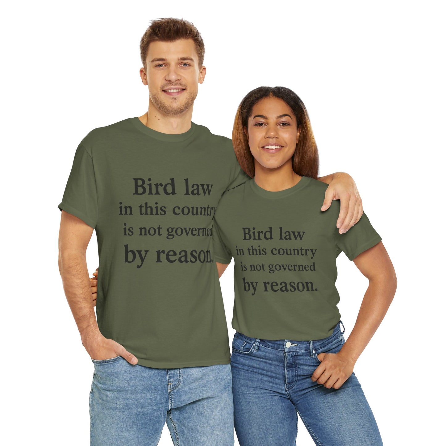 Bird Law Unisex Heavy Cotton Tee