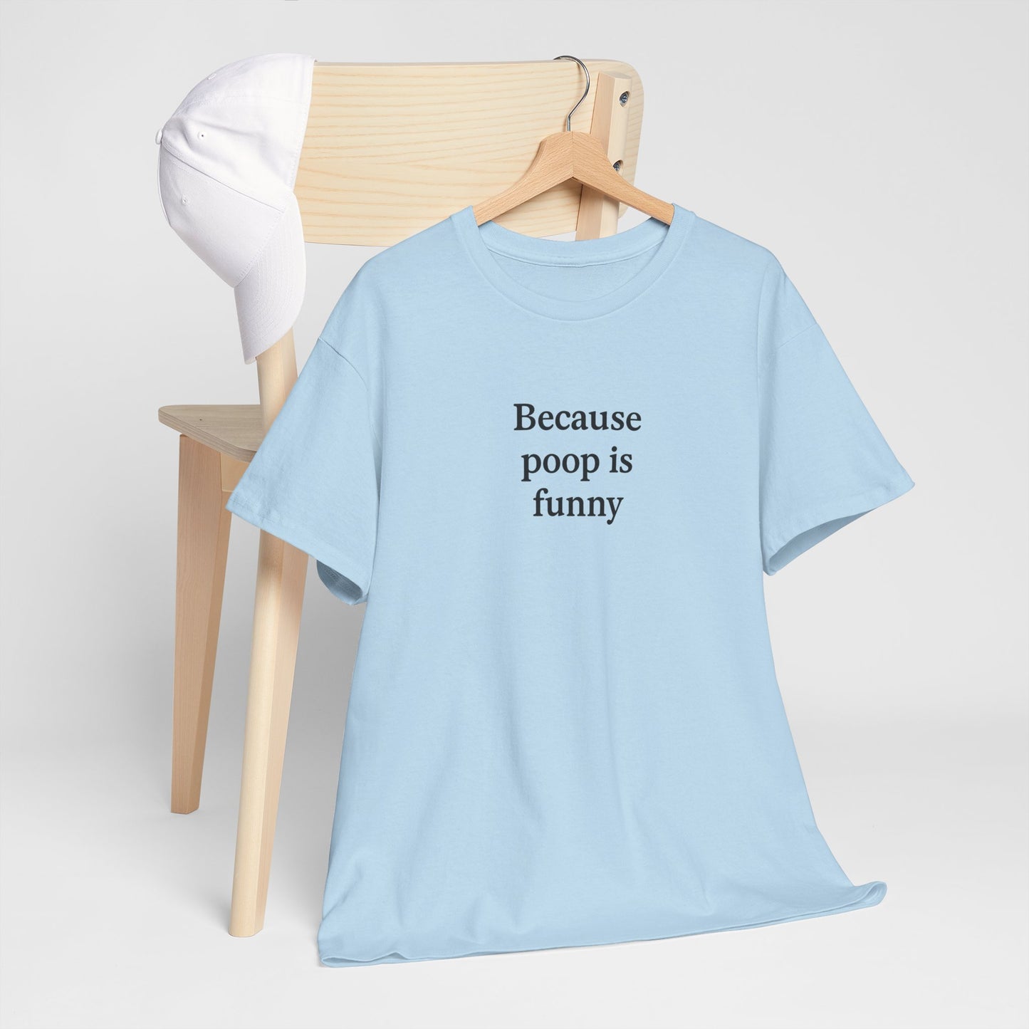Poop Unisex Heavy Cotton Tee