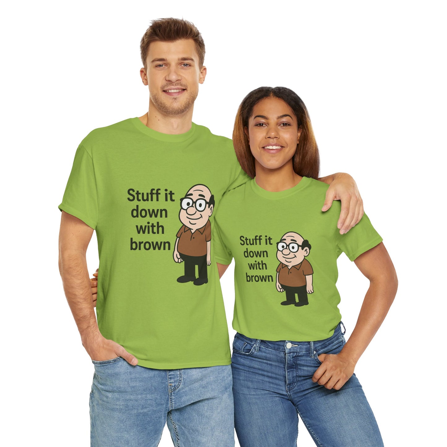 Stuff it down Unisex Heavy Cotton Tee