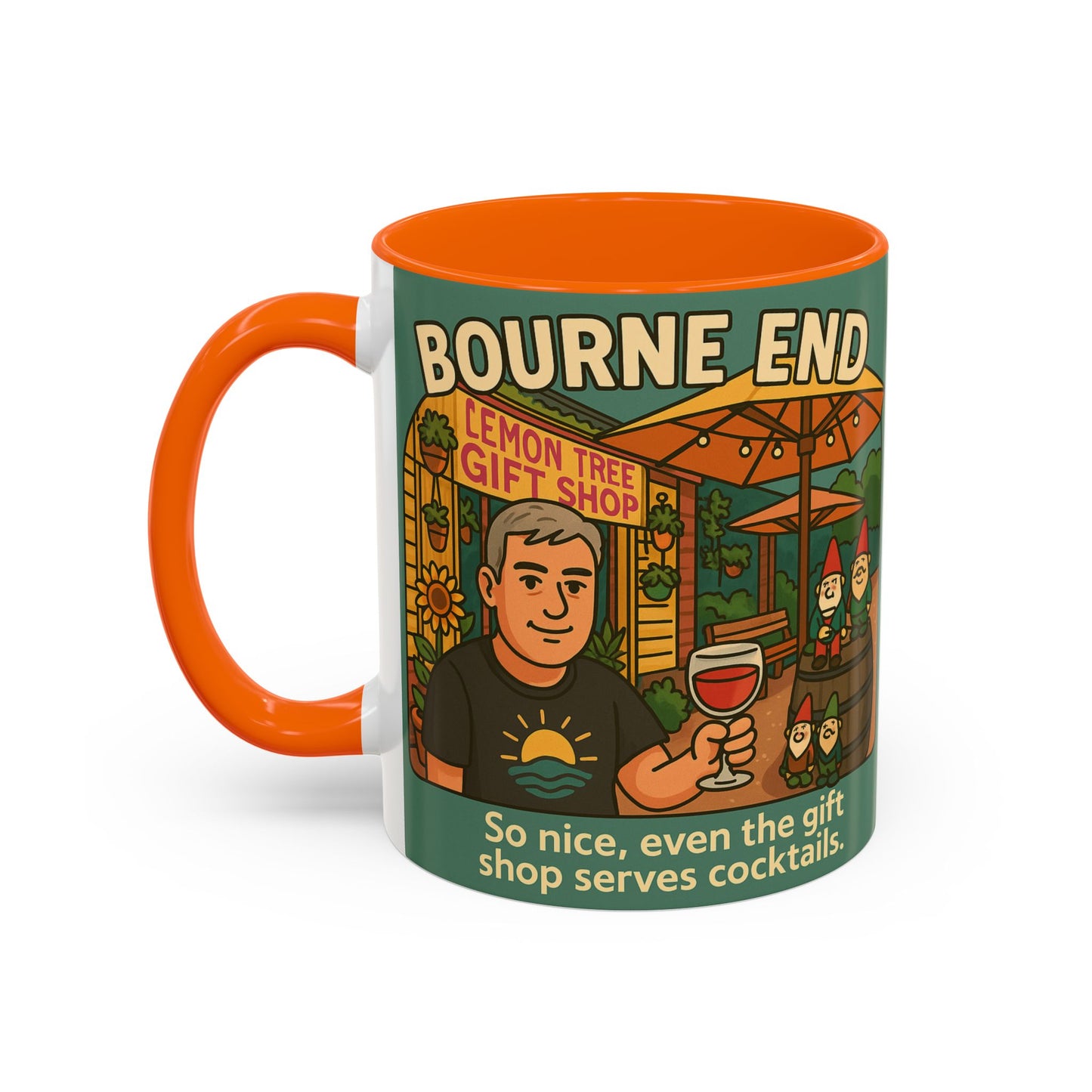 Bourne end mug. Gift Shop - Fun from The Lemon Tree