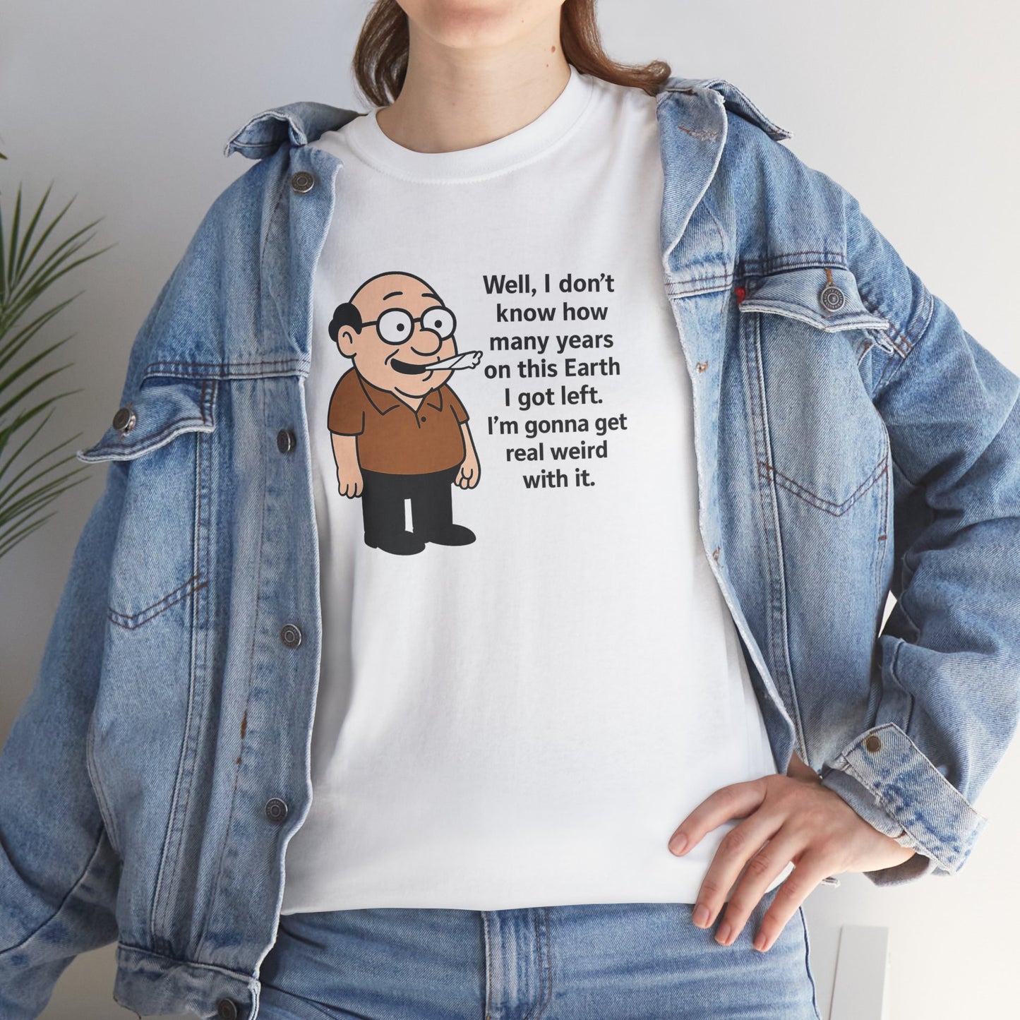 Weird with it Unisex Heavy Cotton Tee -' Graphic T-Shirt