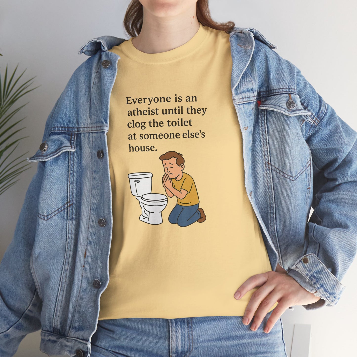 Clog toilet Unisex Heavy Cotton Tee