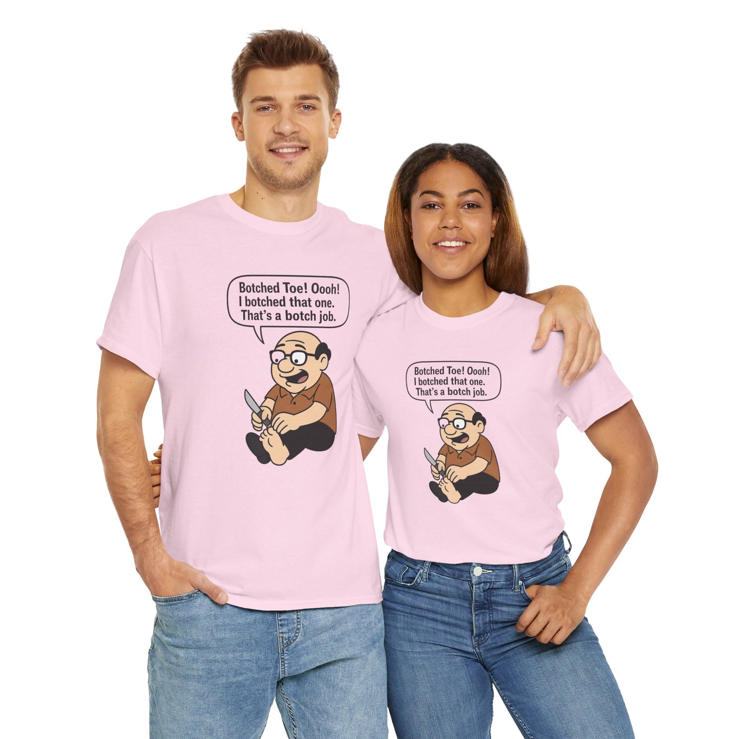 Toe Knife Unisex Heavy Cotton Tee -' Graphic T-Shirt