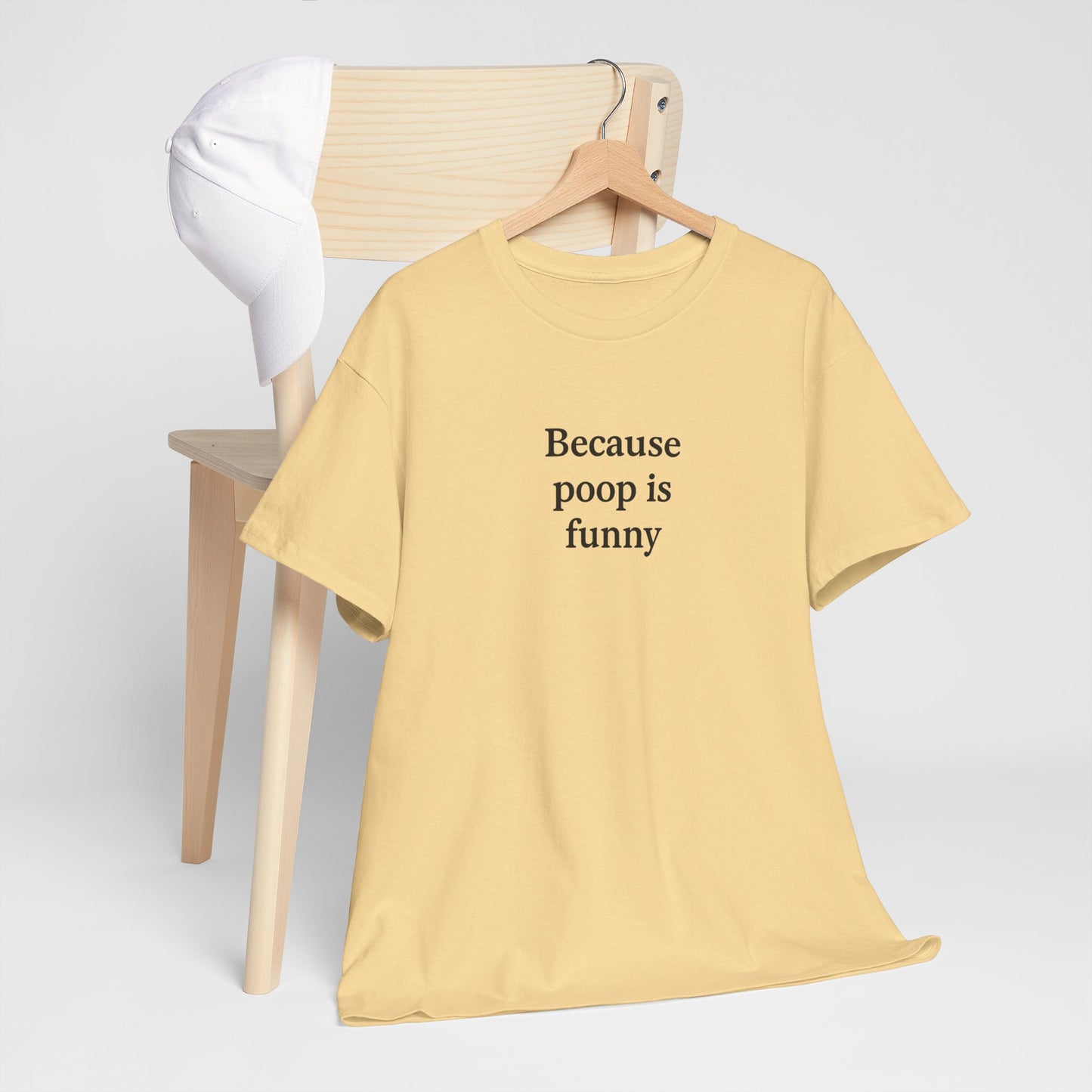 Poop Unisex Heavy Cotton Tee