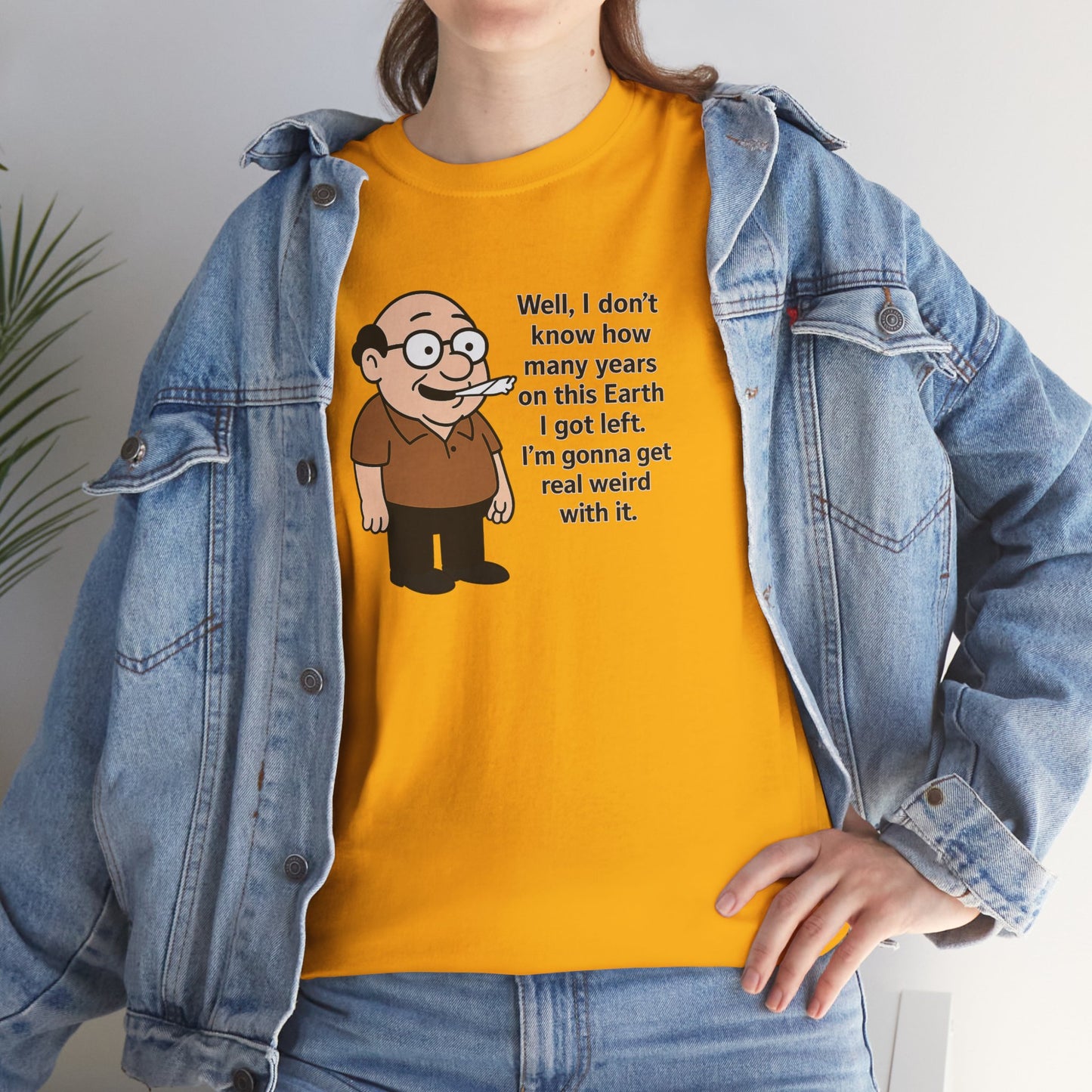 Weird with it Unisex Heavy Cotton Tee -' Graphic T-Shirt