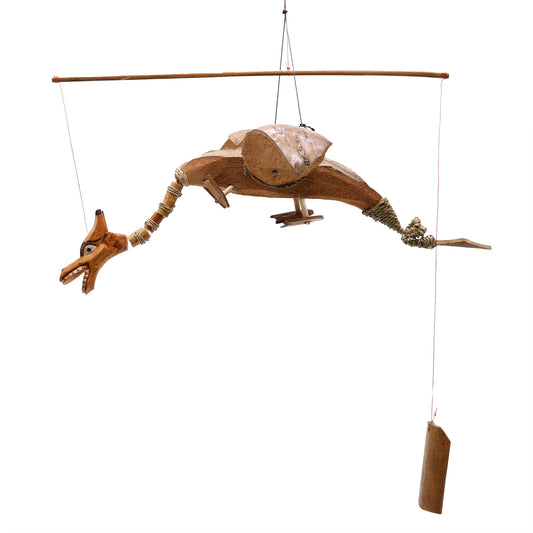 Out of stock. Natural Coconut Dragon Mobile 37cm