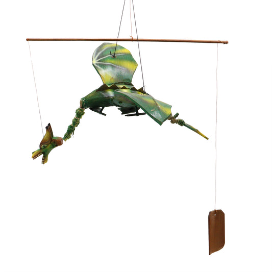 Out of stock. Green Coconut Dragon Mobile 37cm