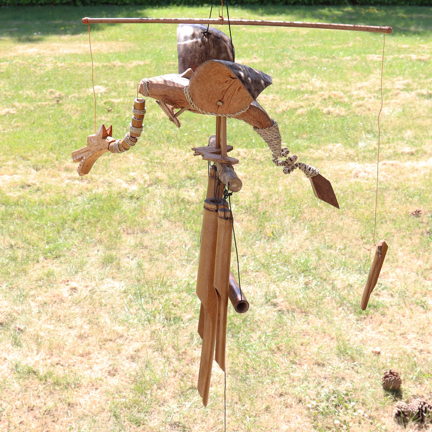 Out of stock - Coconut Dragon Wind Chimes