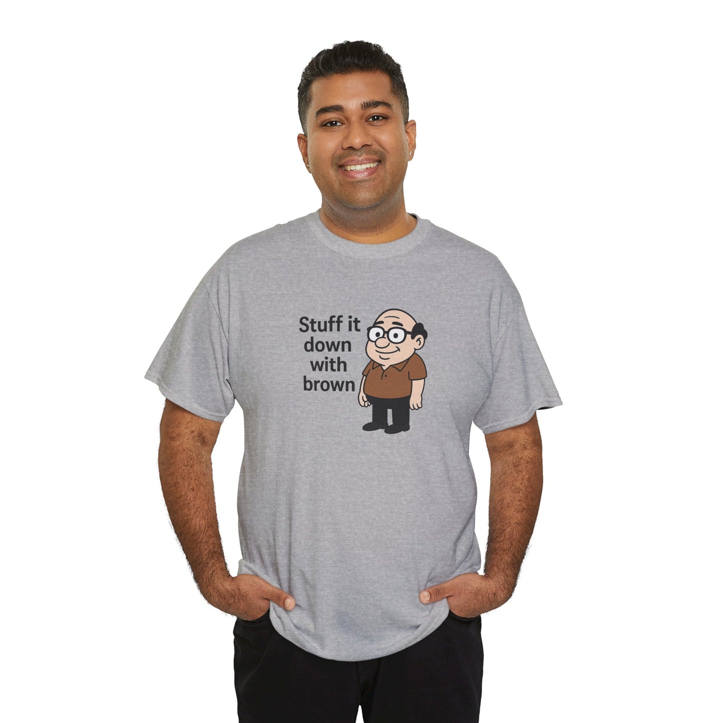 Stuff it down Unisex Heavy Cotton Tee -' Graphic T-Shirt