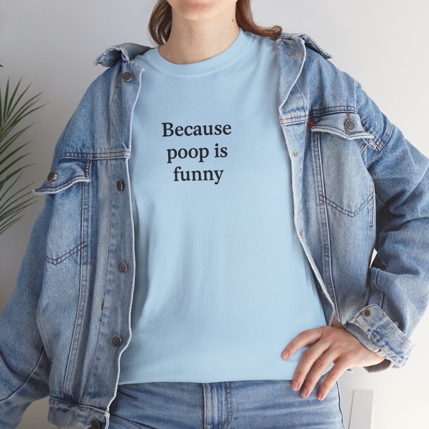 Poop Unisex Heavy Cotton Tee