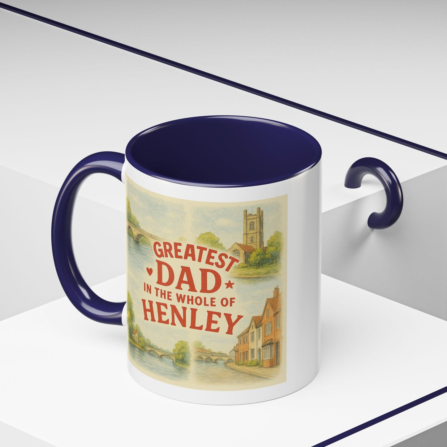 Father's Day Henley Coffee Mug - 11oz,