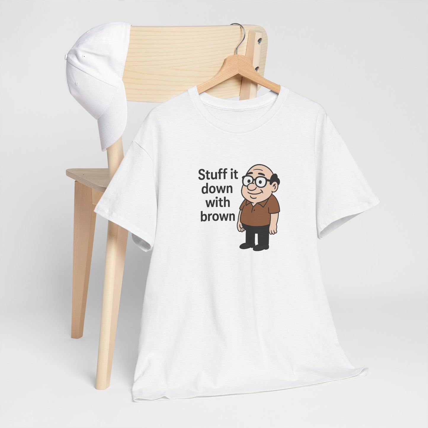 Stuff it down Unisex Heavy Cotton Tee -' Graphic T-Shirt