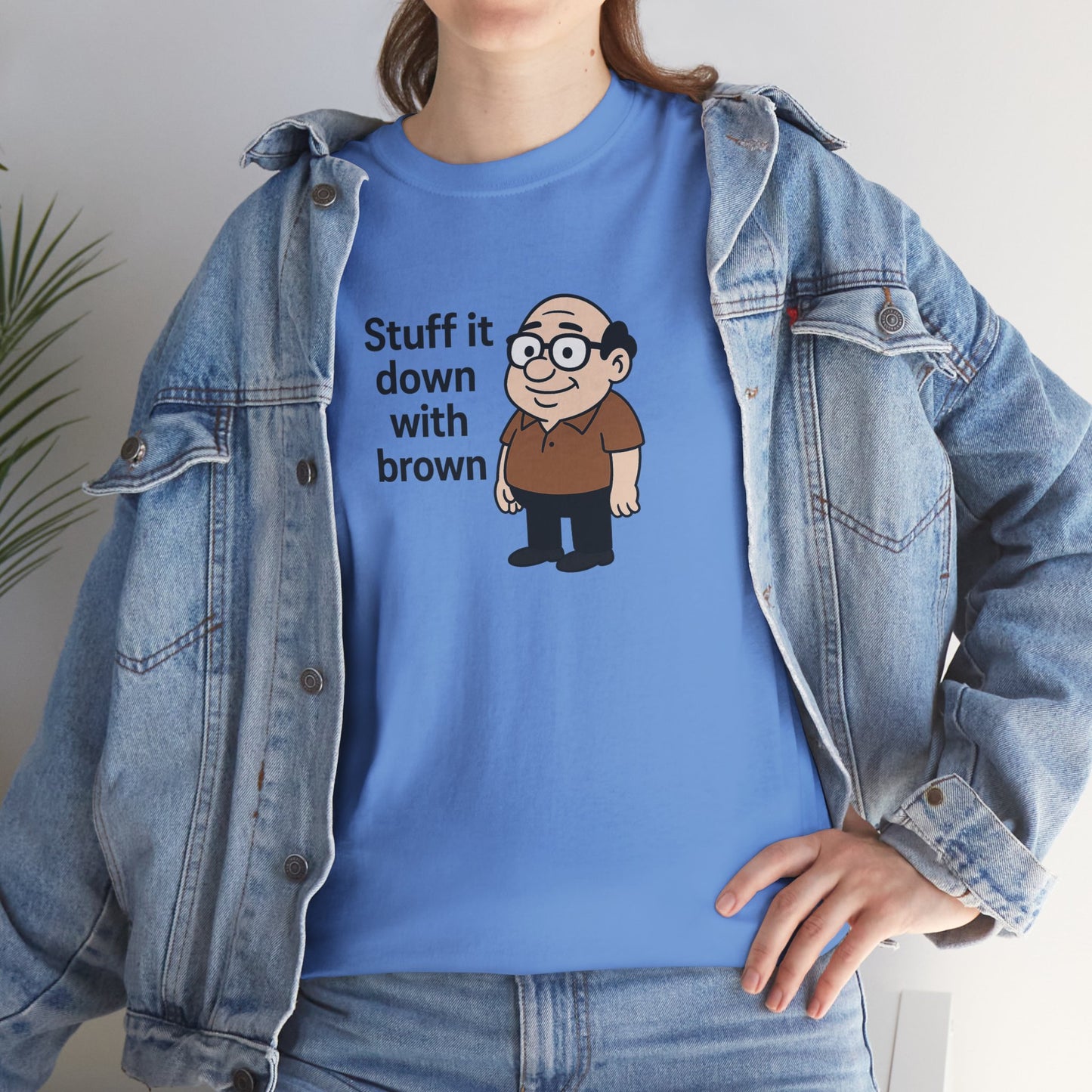 Stuff it down Unisex Heavy Cotton Tee -' Graphic T-Shirt