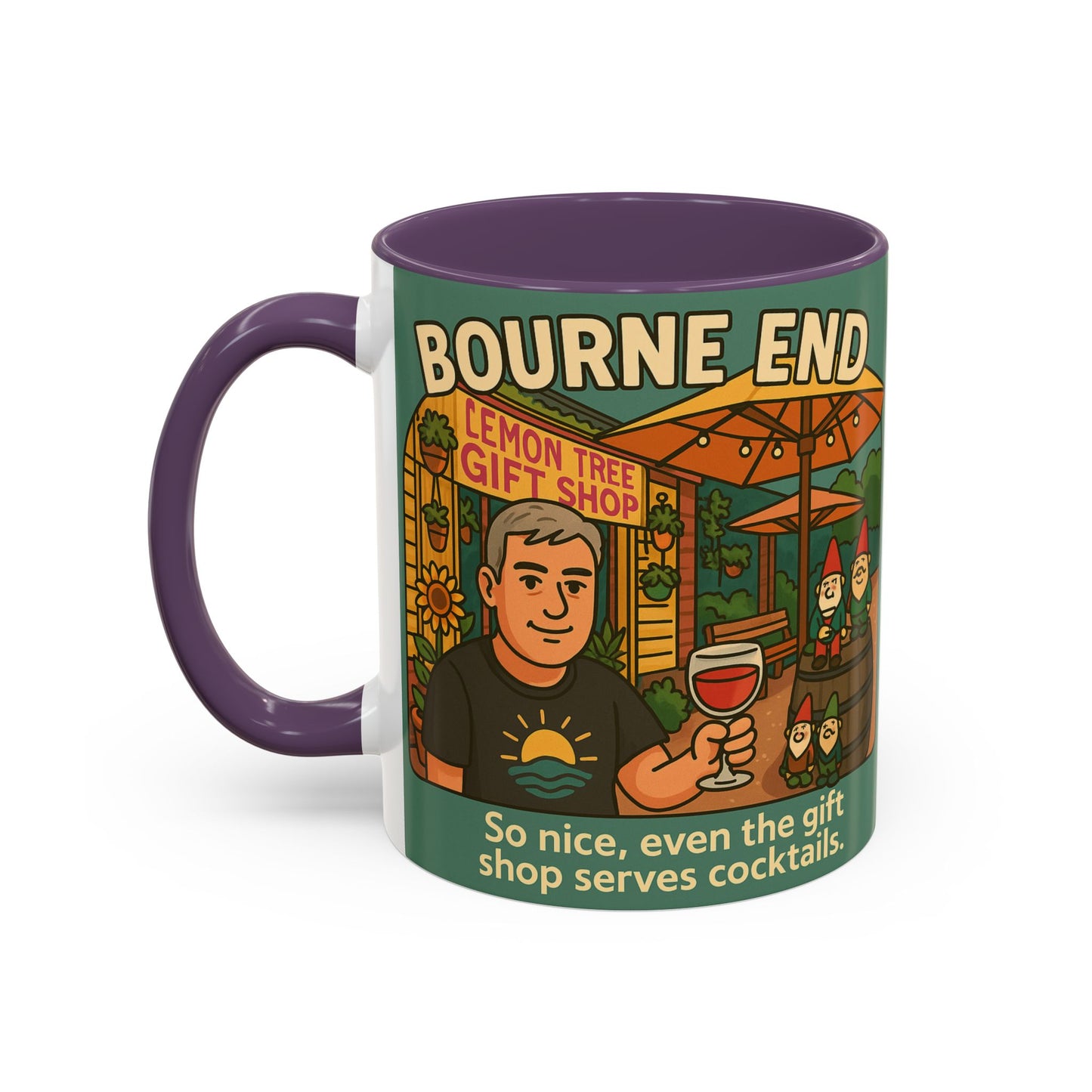 Bourne end mug. Gift Shop - Fun from The Lemon Tree