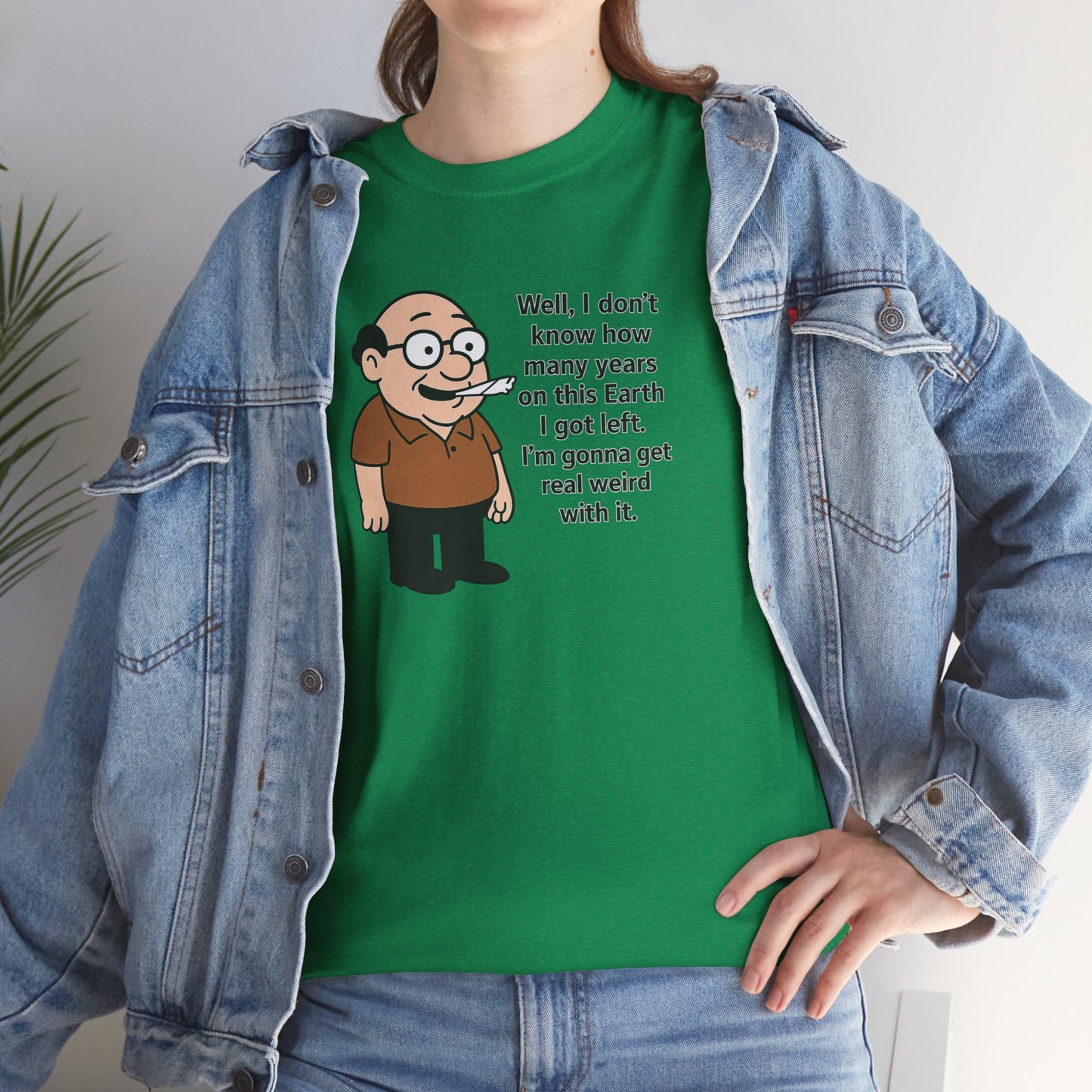 Weird with it Unisex Heavy Cotton Tee -' Graphic T-Shirt
