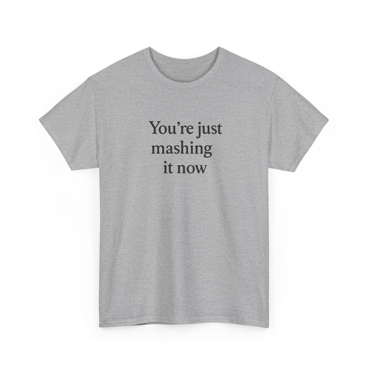 Mashing it Unisex Heavy Cotton Tee -' Graphic T-Shirt
