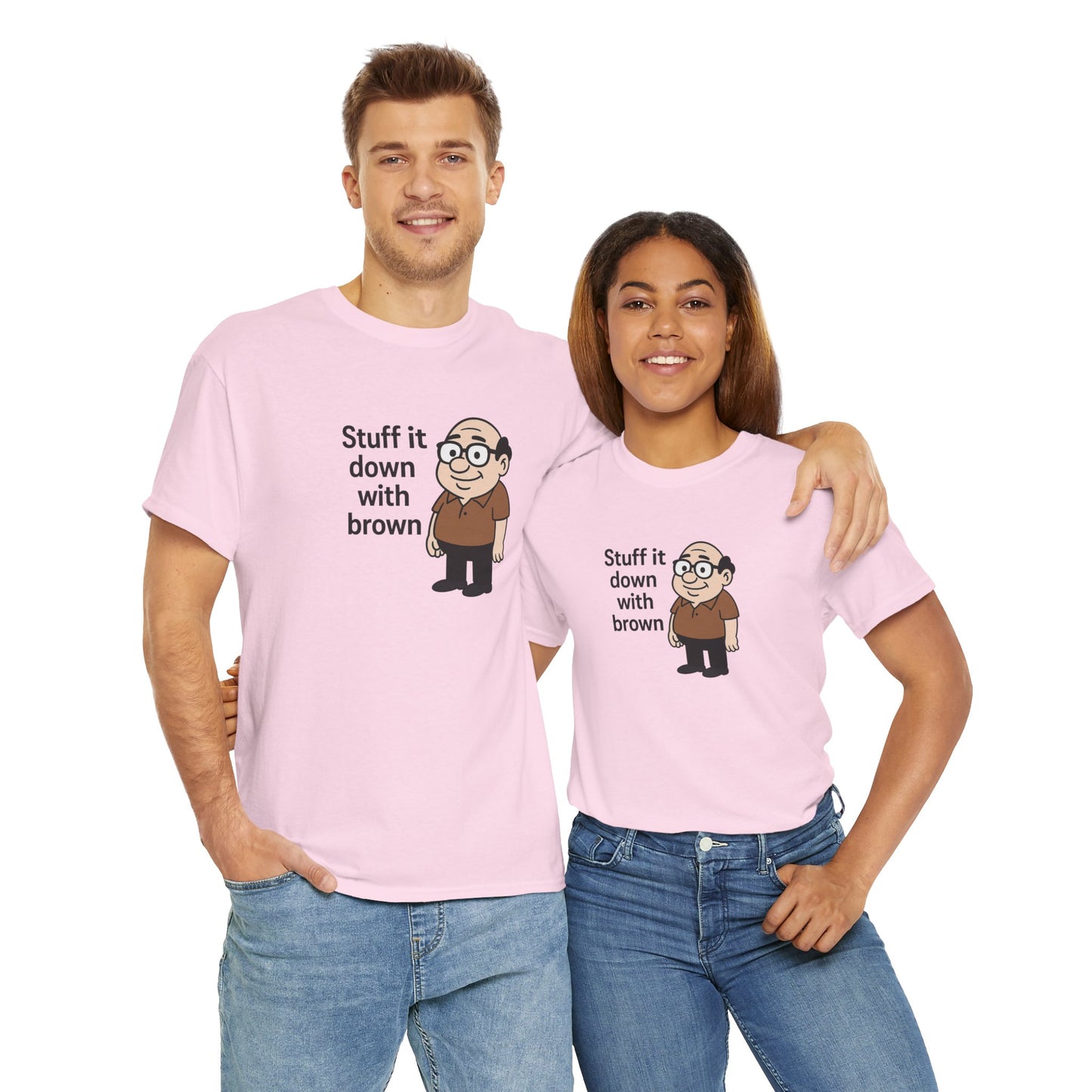 Stuff it down Unisex Heavy Cotton Tee -' Graphic T-Shirt