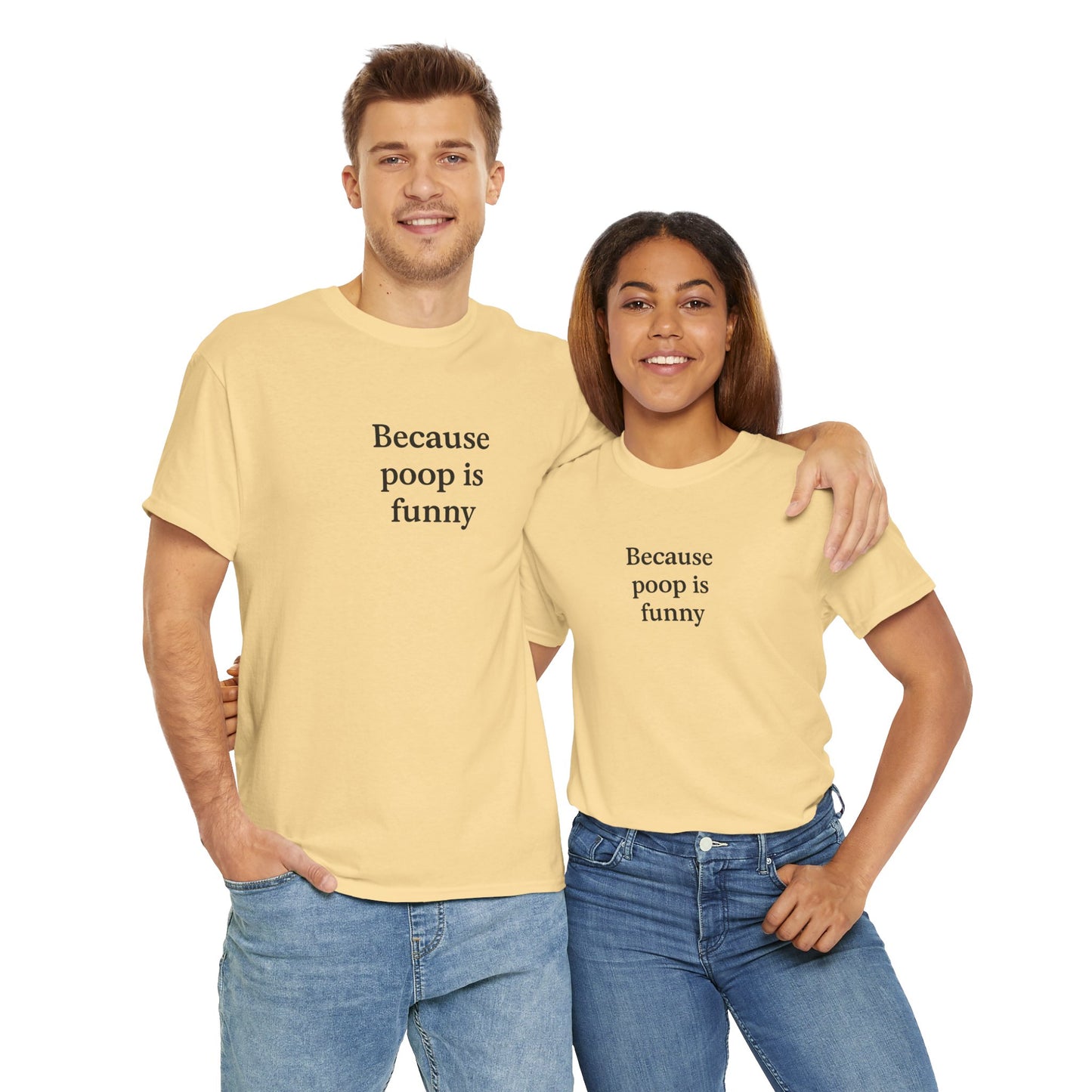 Poop Unisex Heavy Cotton Tee
