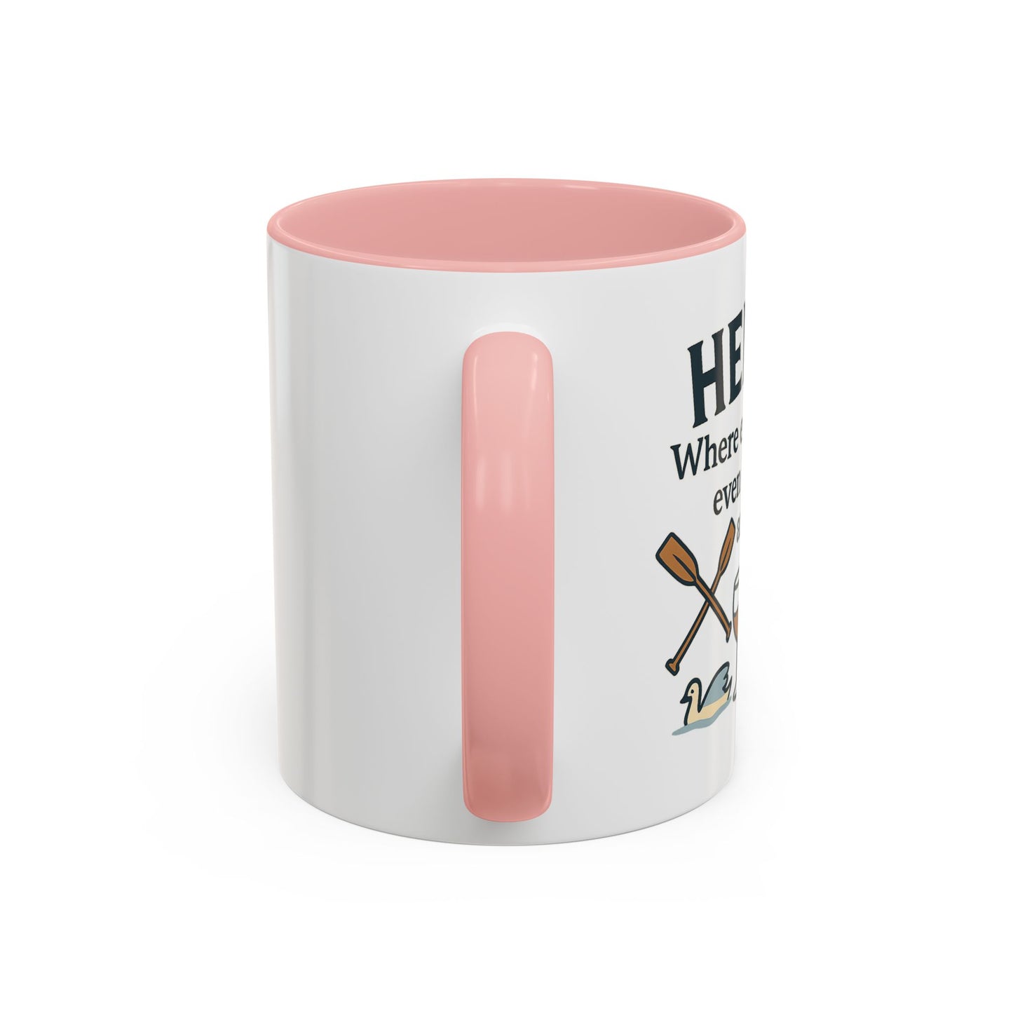 Funny Henley Row Coffee Mug - 11oz, Unsalted & Shark Free Design