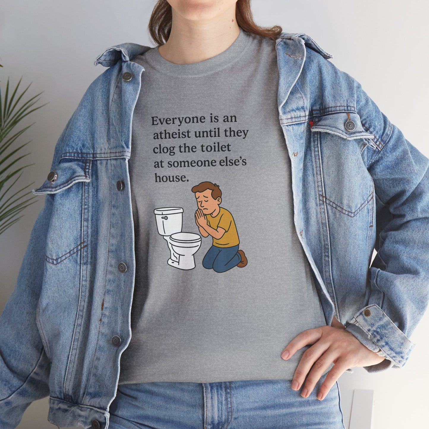 Clog toilet Unisex Heavy Cotton Tee