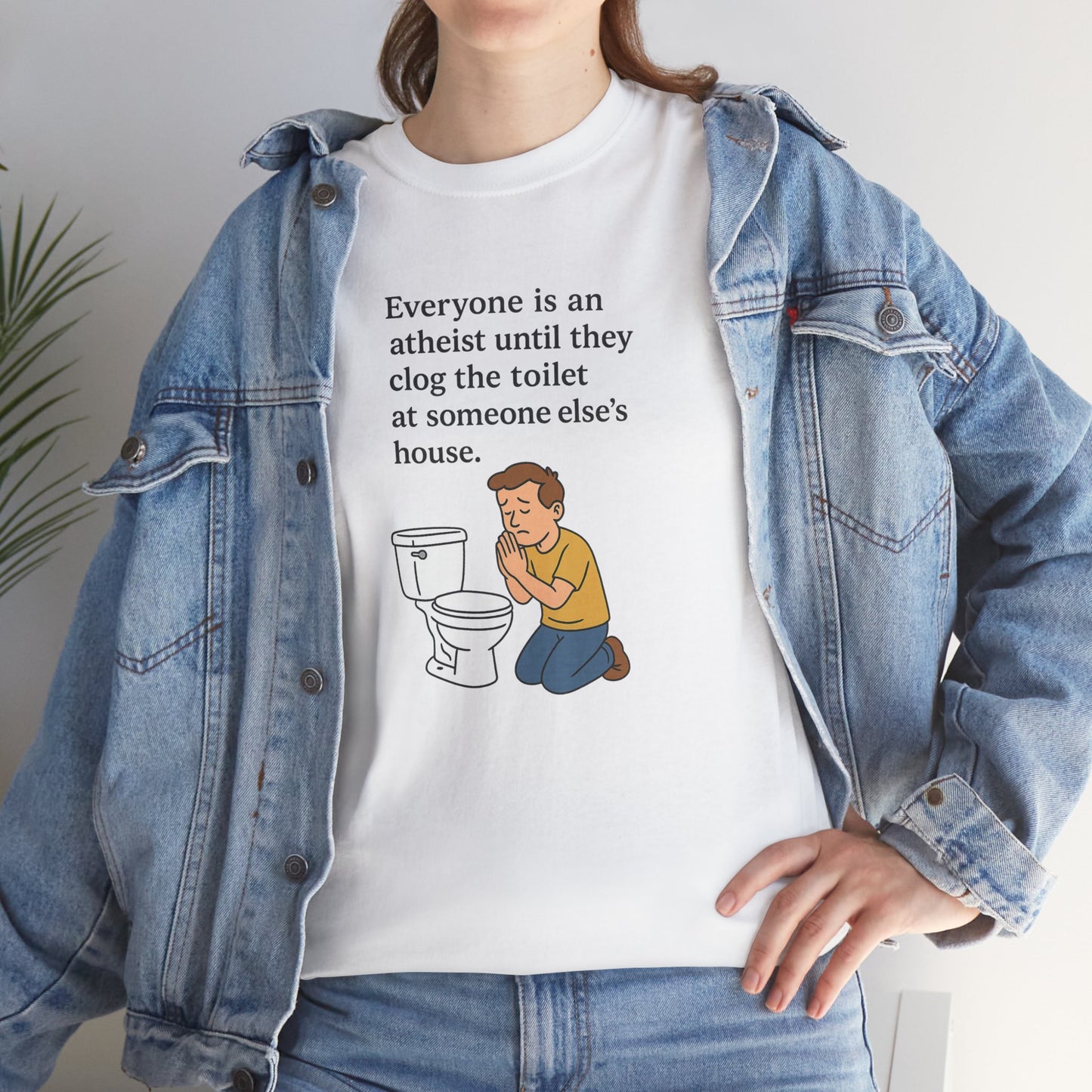 Clog toilet Unisex Heavy Cotton Tee