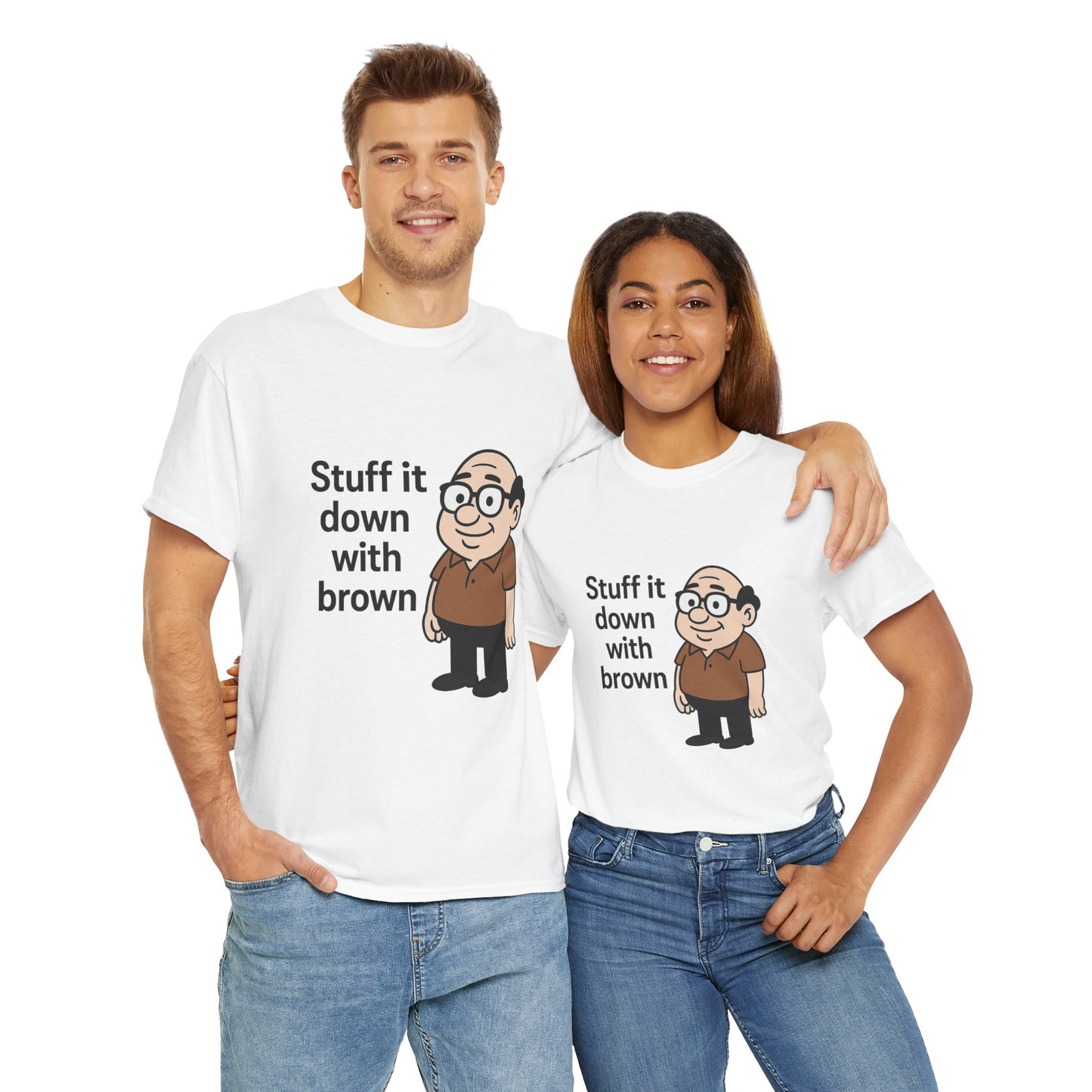 Stuff it down Unisex Heavy Cotton Tee
