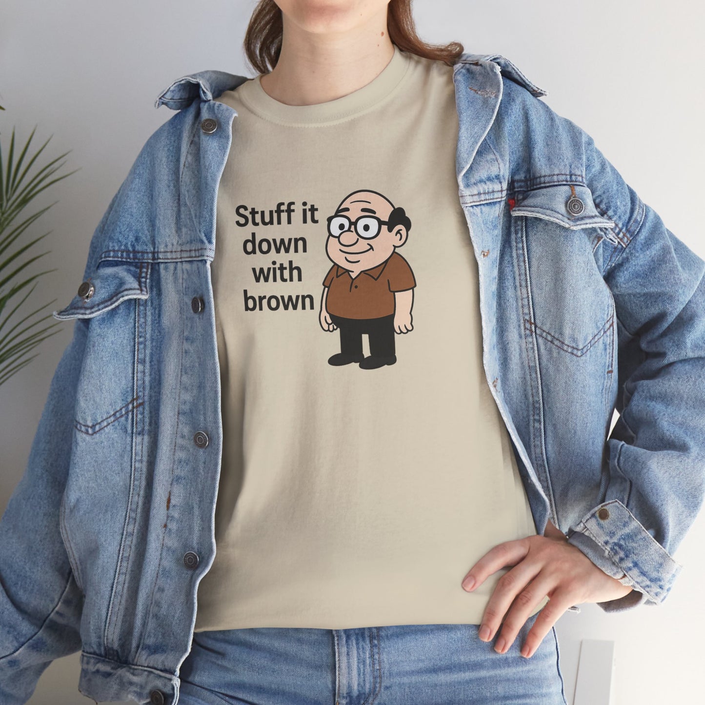 Stuff it down Unisex Heavy Cotton Tee -' Graphic T-Shirt