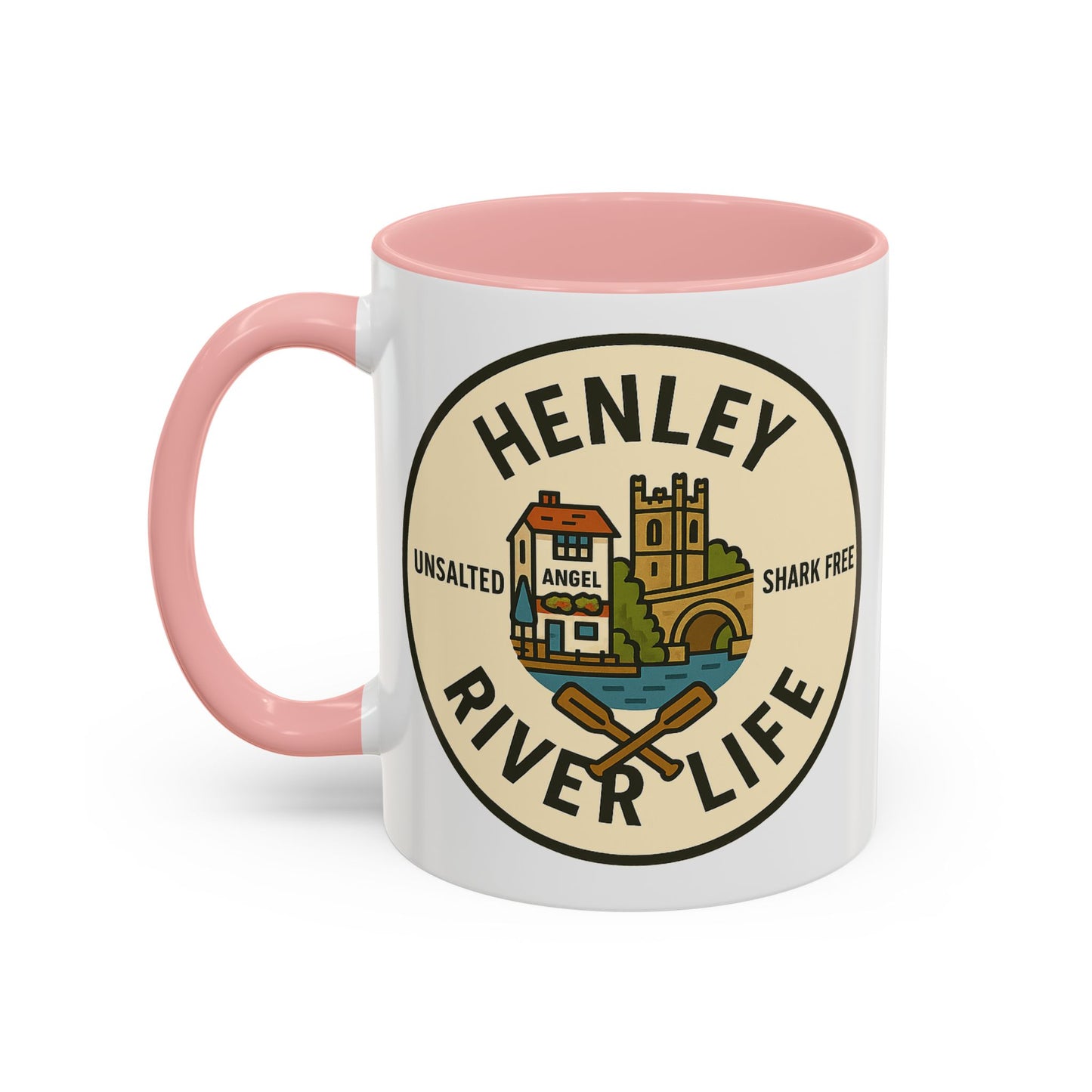 Henley River Life Coffee Mug - 11oz, Unsalted & Shark Free Design