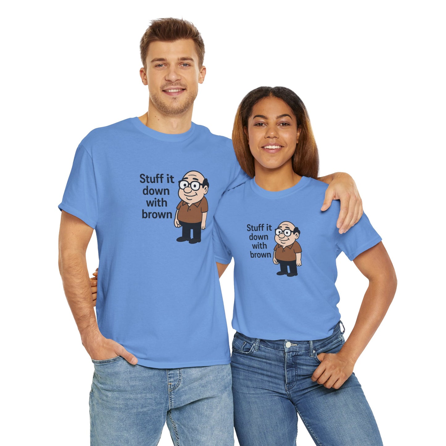 Stuff it down Unisex Heavy Cotton Tee -' Graphic T-Shirt