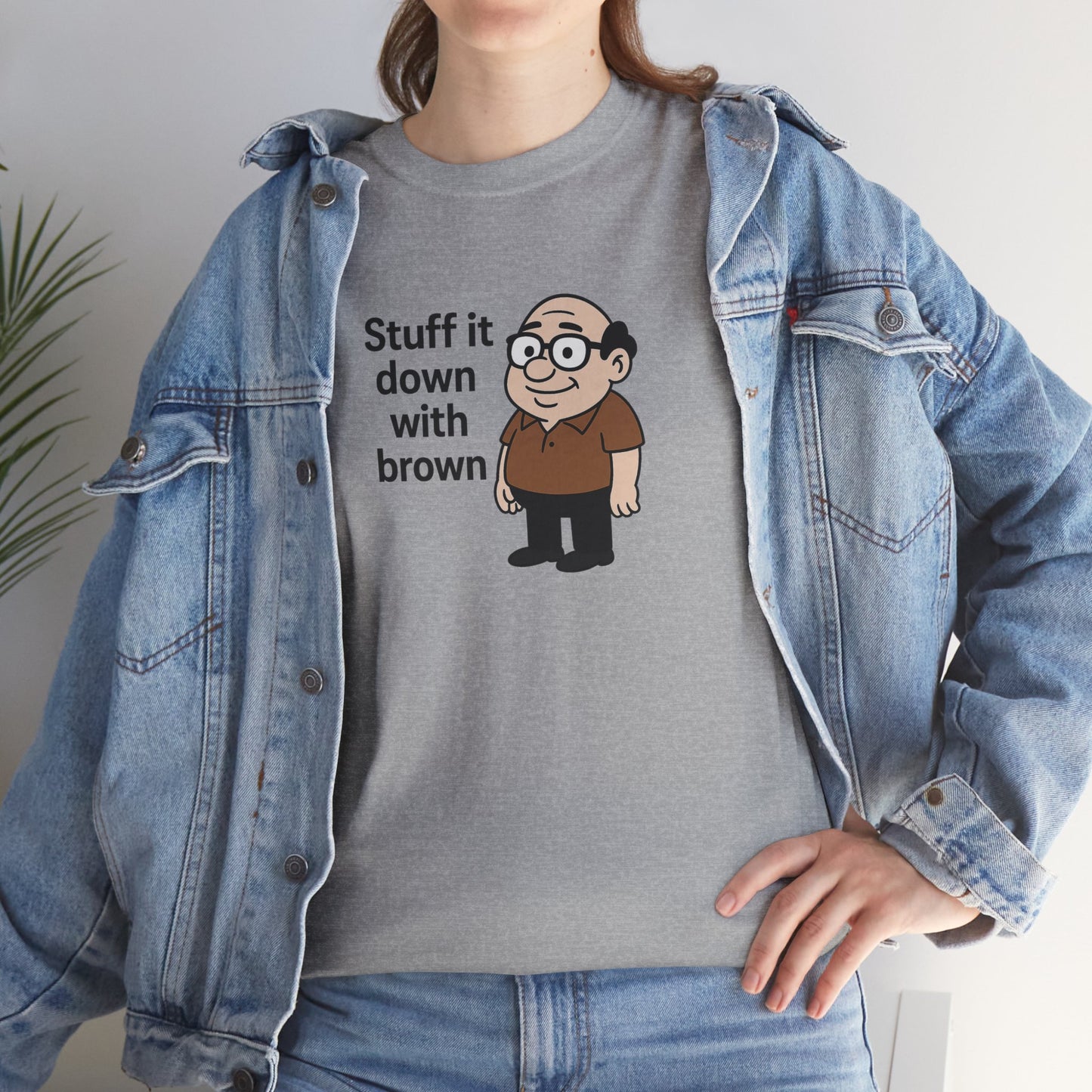 Stuff it down Unisex Heavy Cotton Tee -' Graphic T-Shirt