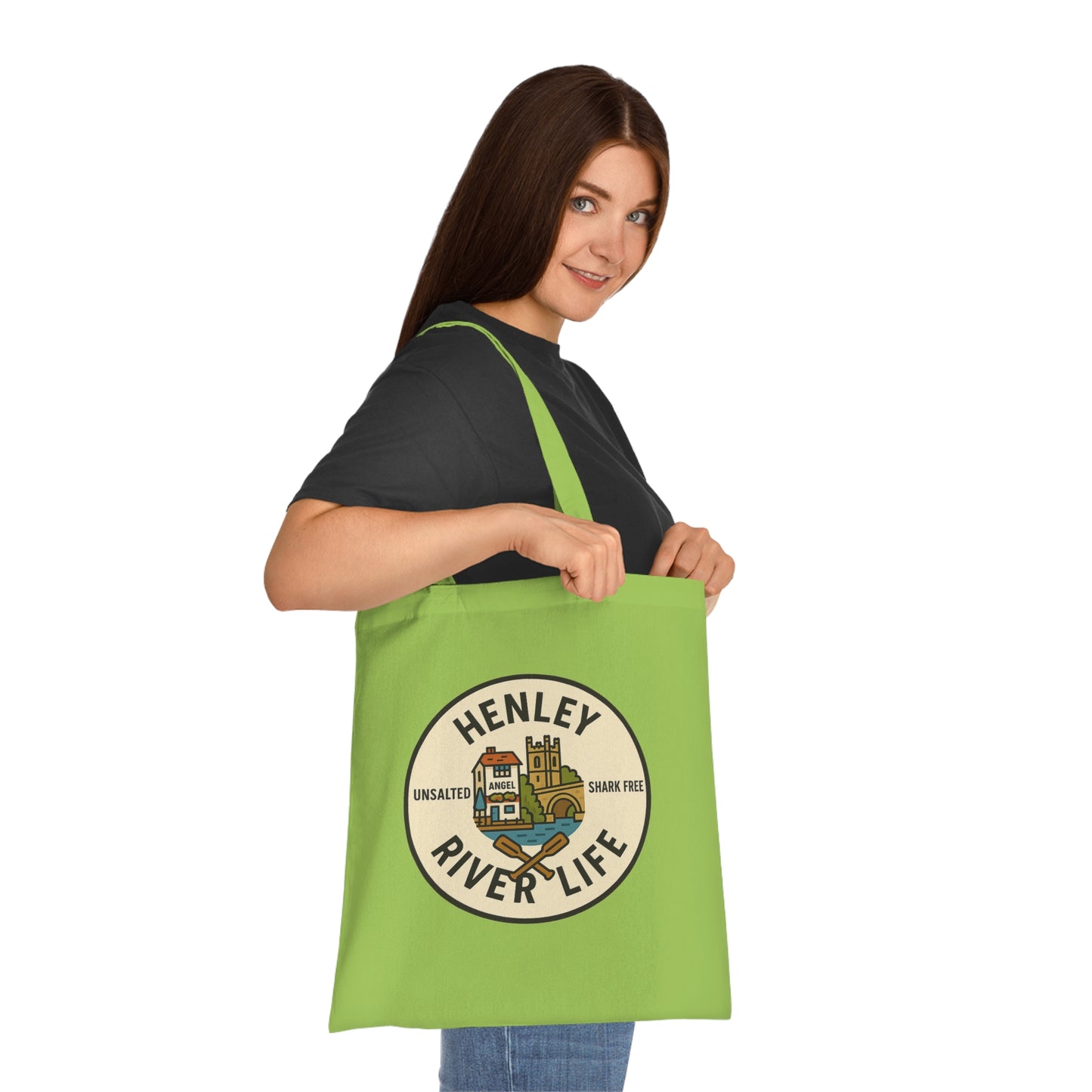 Henley River Life Cotton Tote Bag - Unsalted & Shark Free
