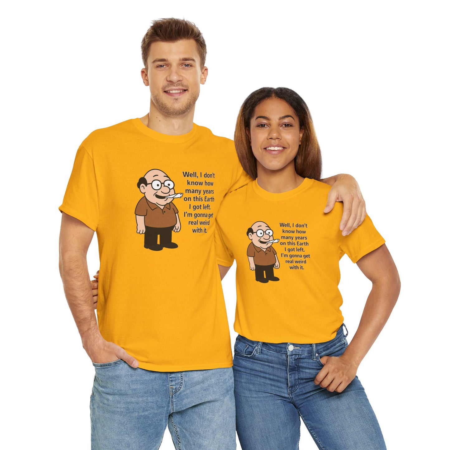 Weird with it Unisex Heavy Cotton Tee -' Graphic T-Shirt