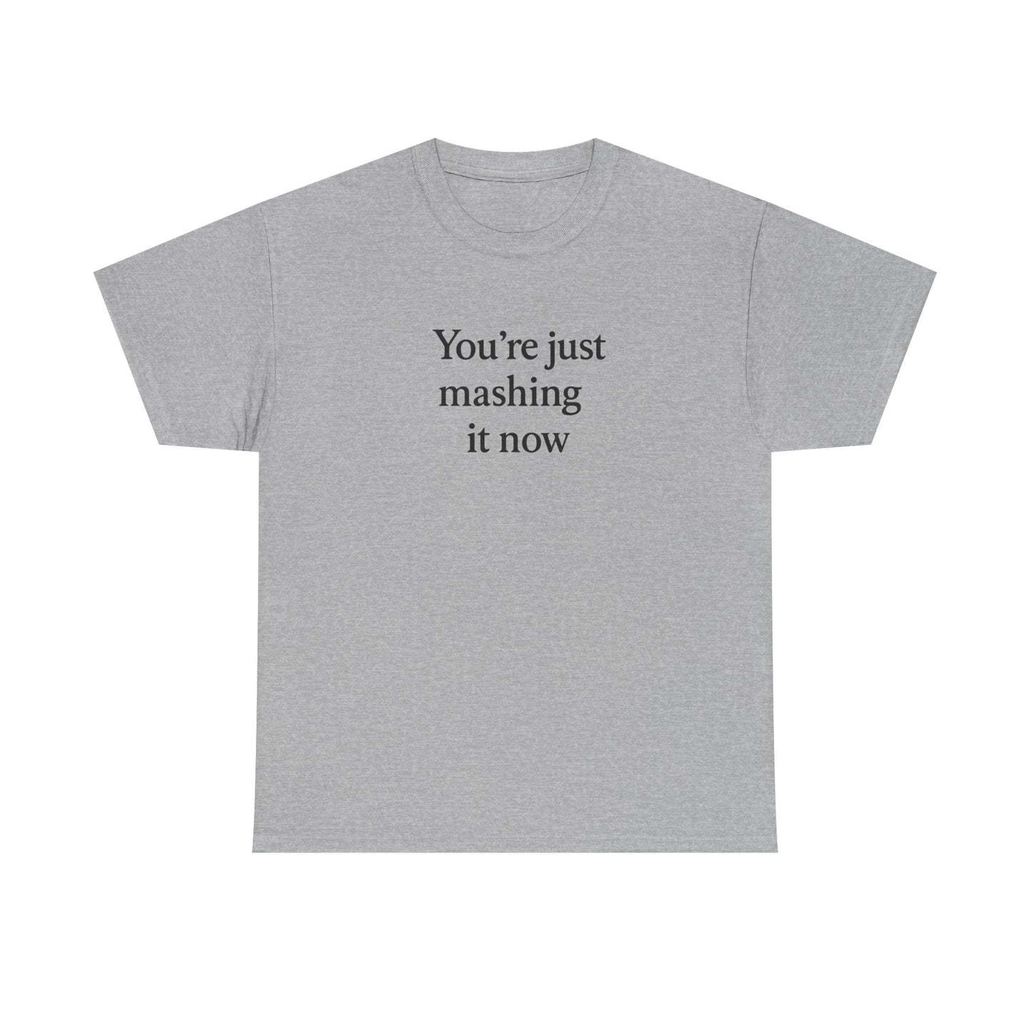 Mashing it Unisex Heavy Cotton Tee -' Graphic T-Shirt