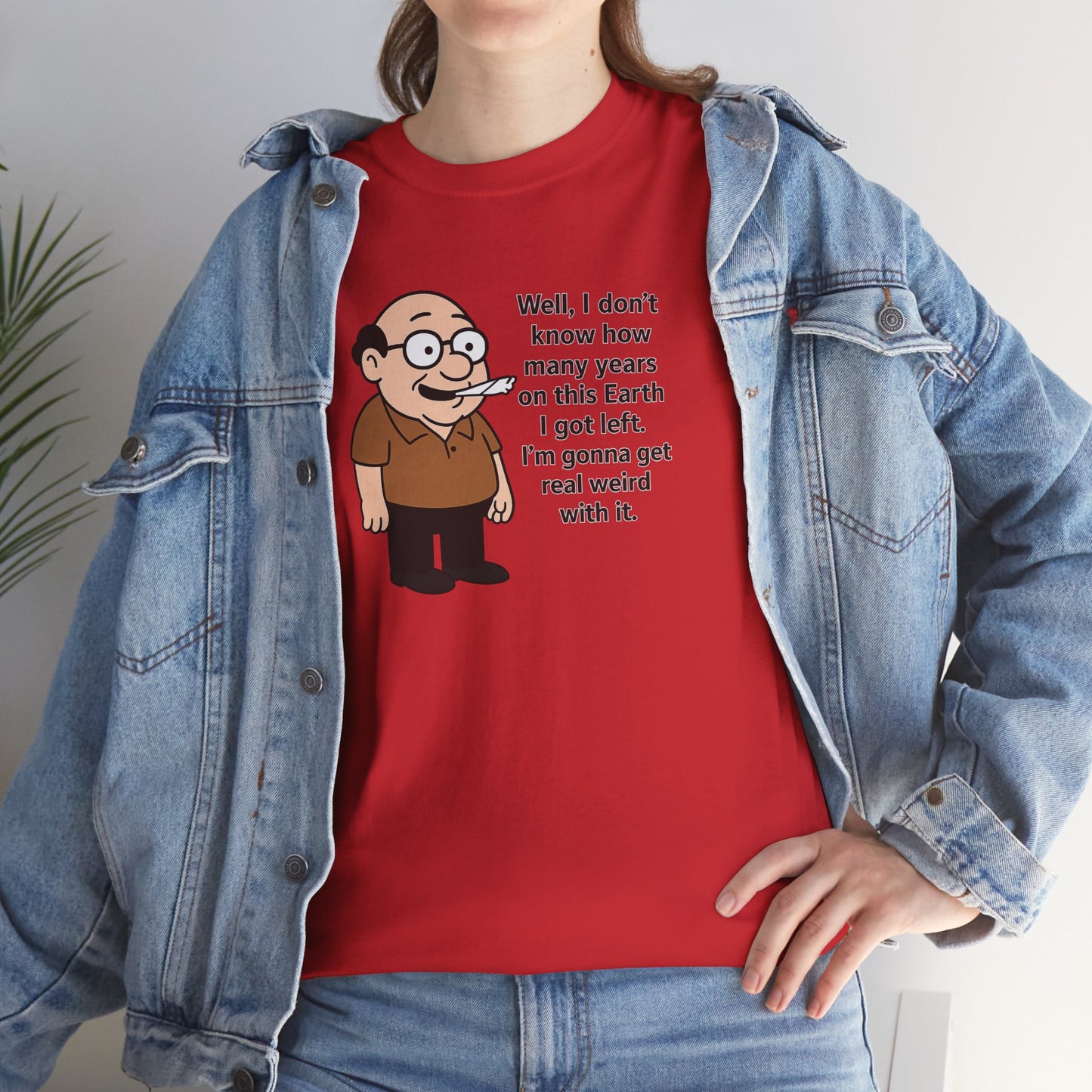 Weird with it Unisex Heavy Cotton Tee -' Graphic T-Shirt