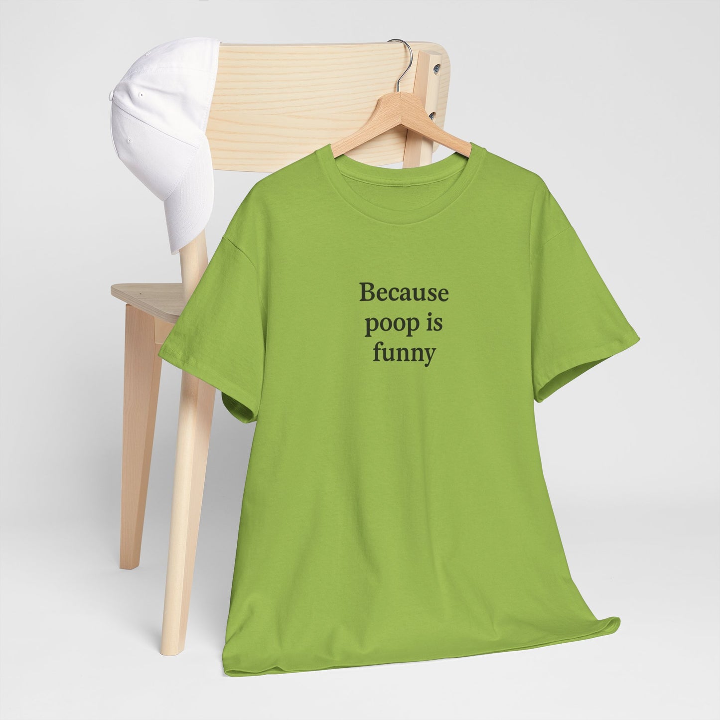 Poop Unisex Heavy Cotton Tee