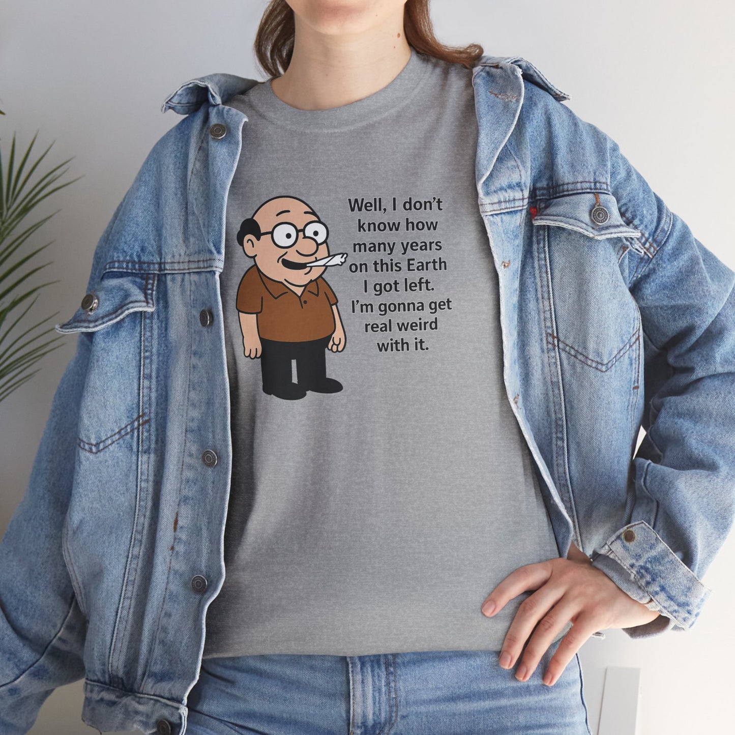 Weird with it Unisex Heavy Cotton Tee -' Graphic T-Shirt