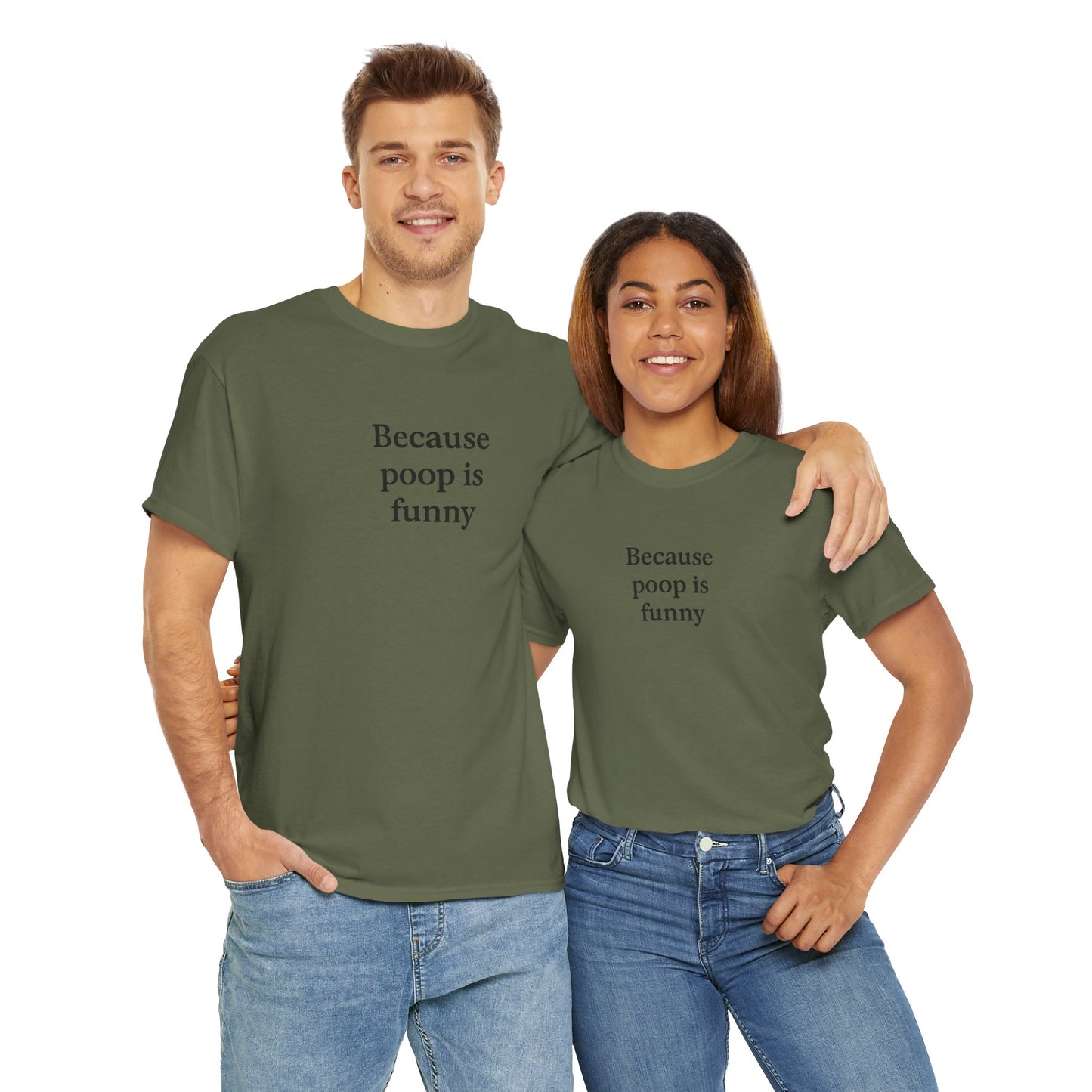 Poop Unisex Heavy Cotton Tee