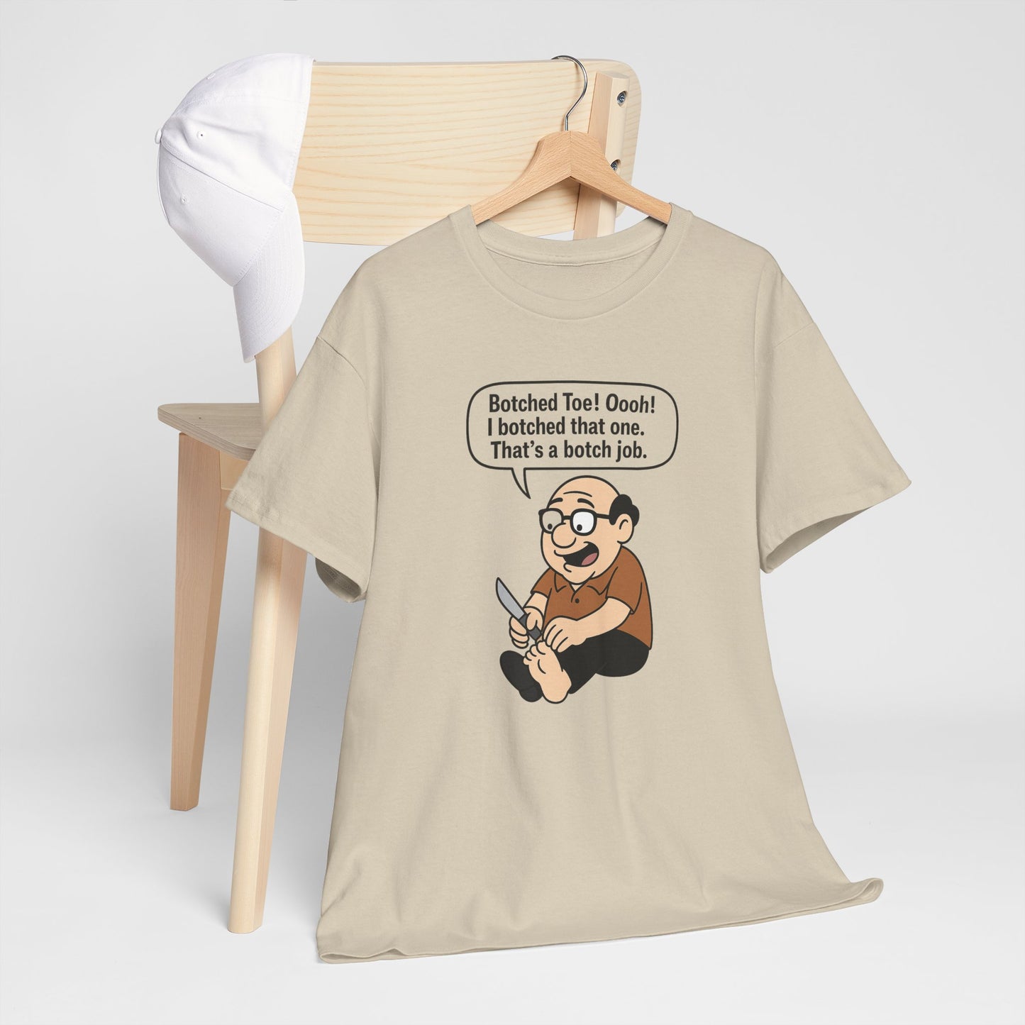 Toe Knife Unisex Heavy Cotton Tee -' Graphic T-Shirt