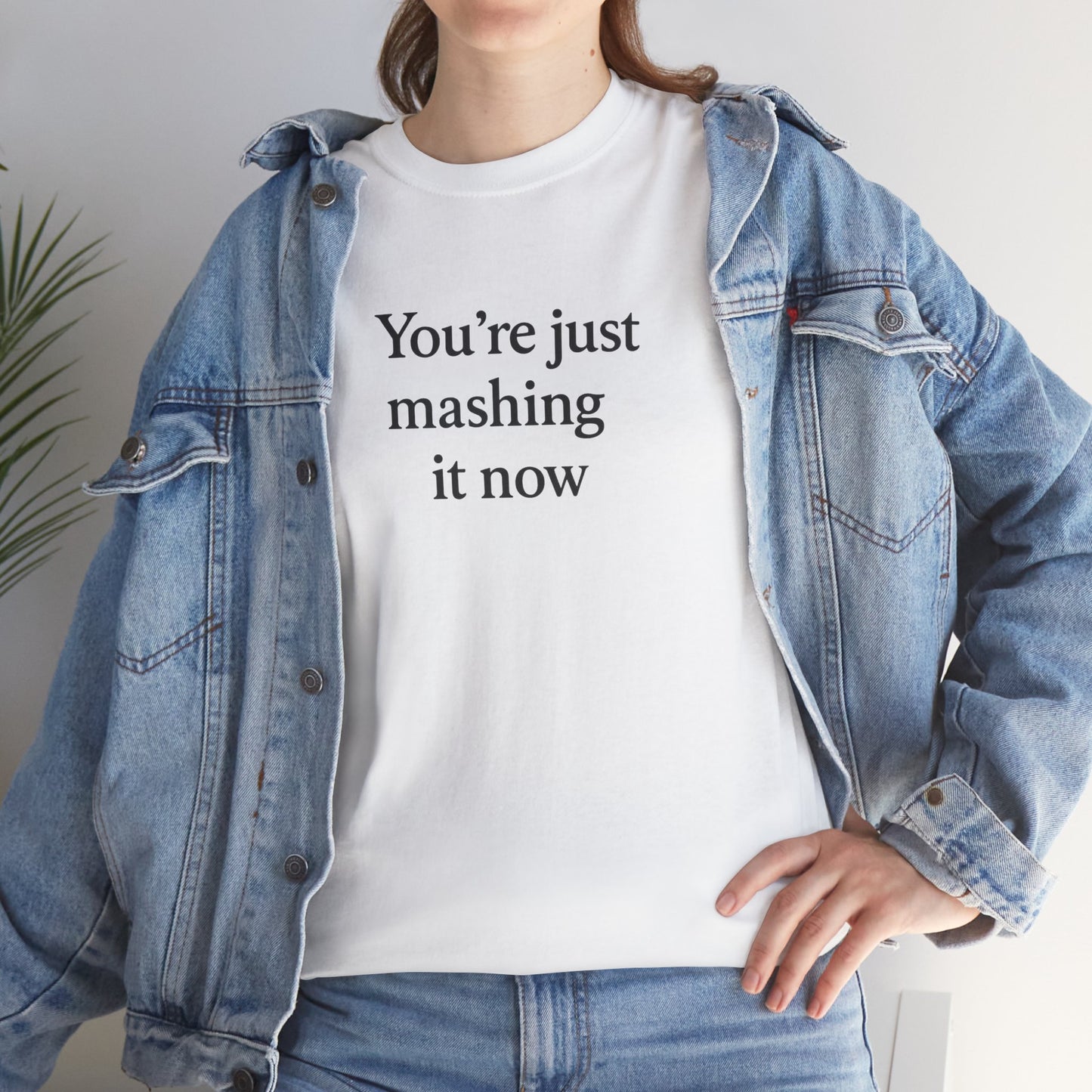 Mashing it Unisex Heavy Cotton Tee -' Graphic T-Shirt