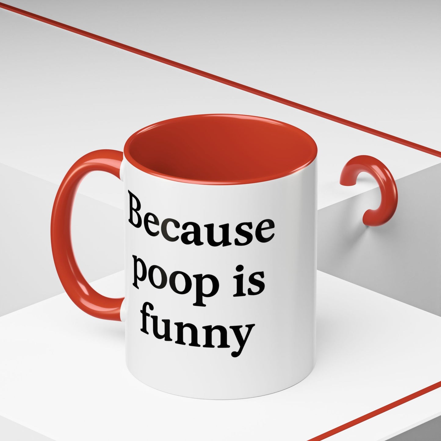 Poop is funny Mug - 11oz,