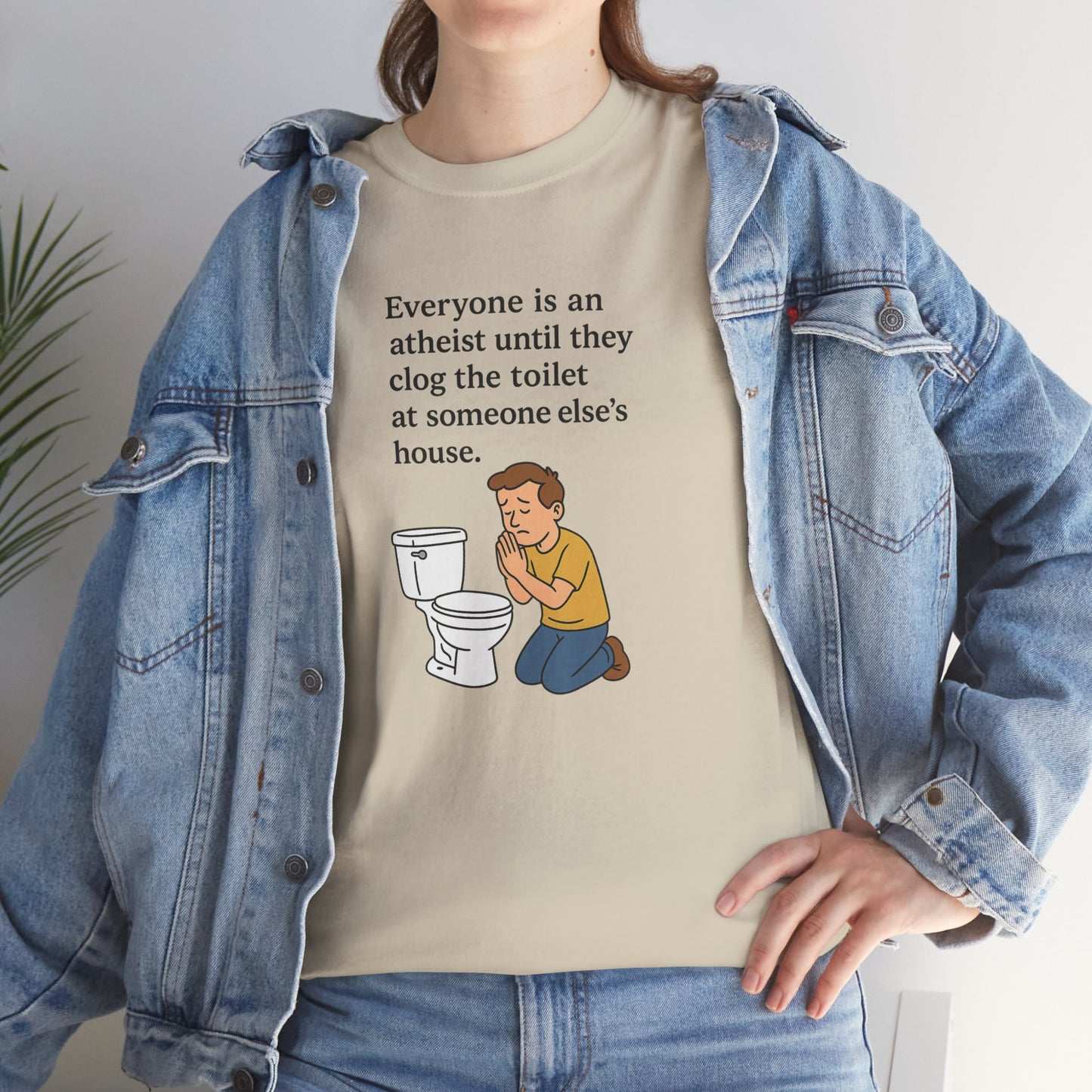 Clog toilet Unisex Heavy Cotton Tee